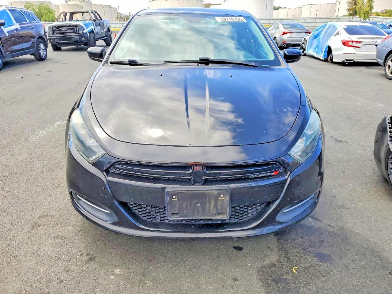 2015 Dodge Dart Sxt Black vin: 1C3CDFBB8FD336553