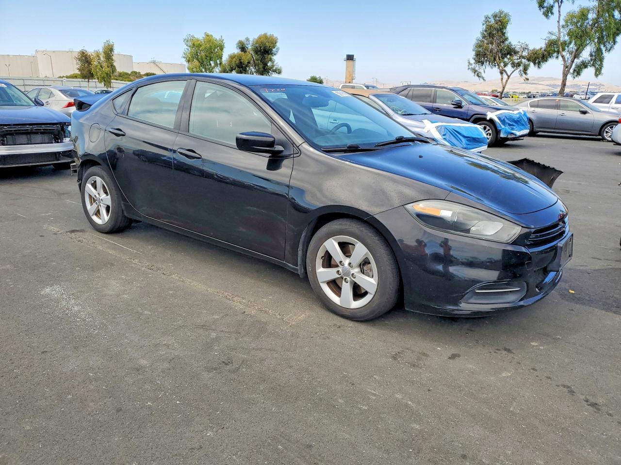 2015 Dodge Dart Sxt Black vin: 1C3CDFBB8FD336553