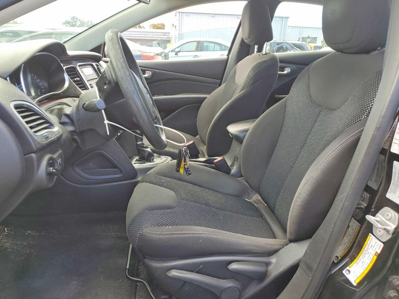 2015 Dodge Dart Sxt Black vin: 1C3CDFBB8FD336553