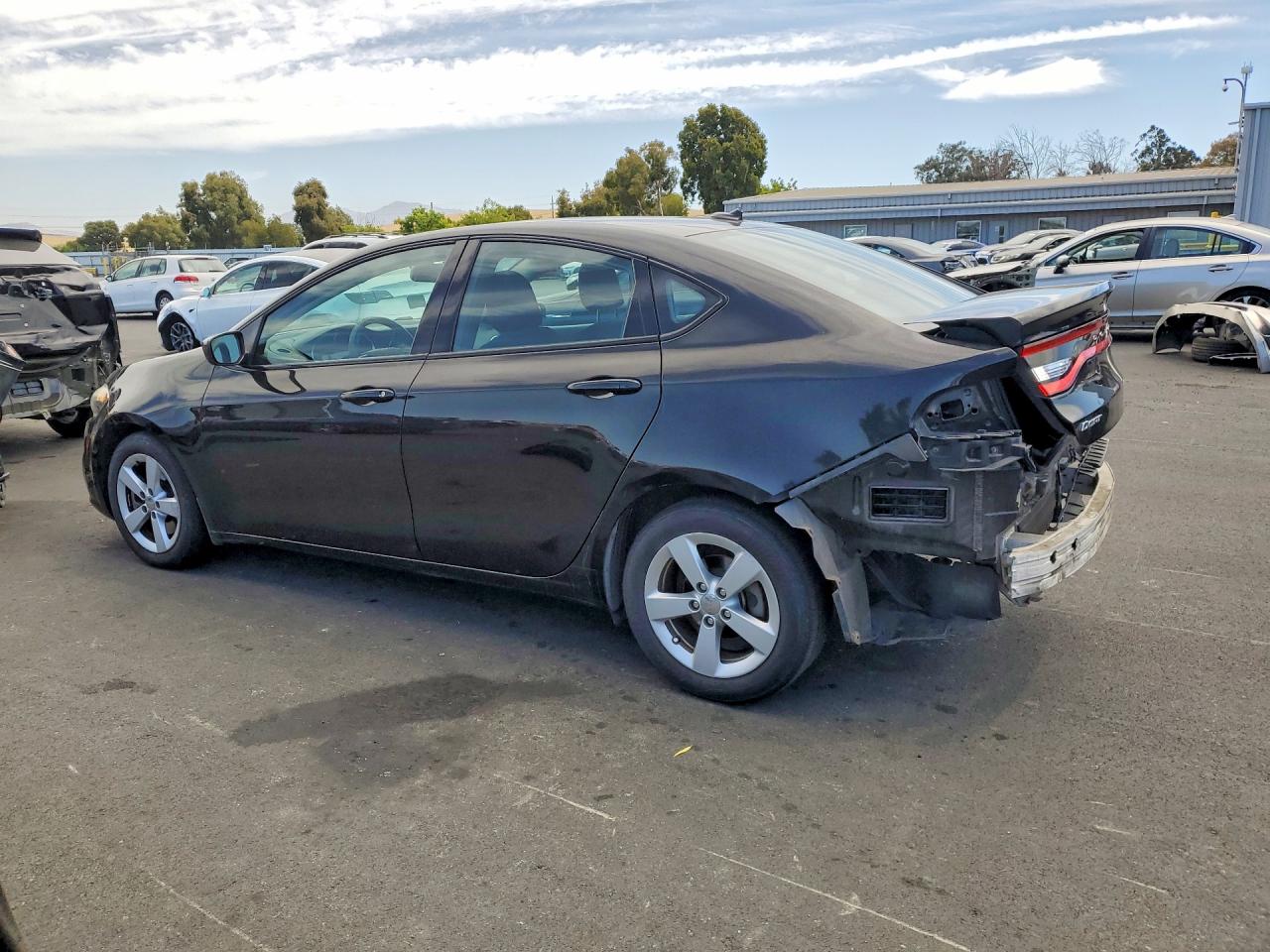 2015 Dodge Dart Sxt Black vin: 1C3CDFBB8FD336553