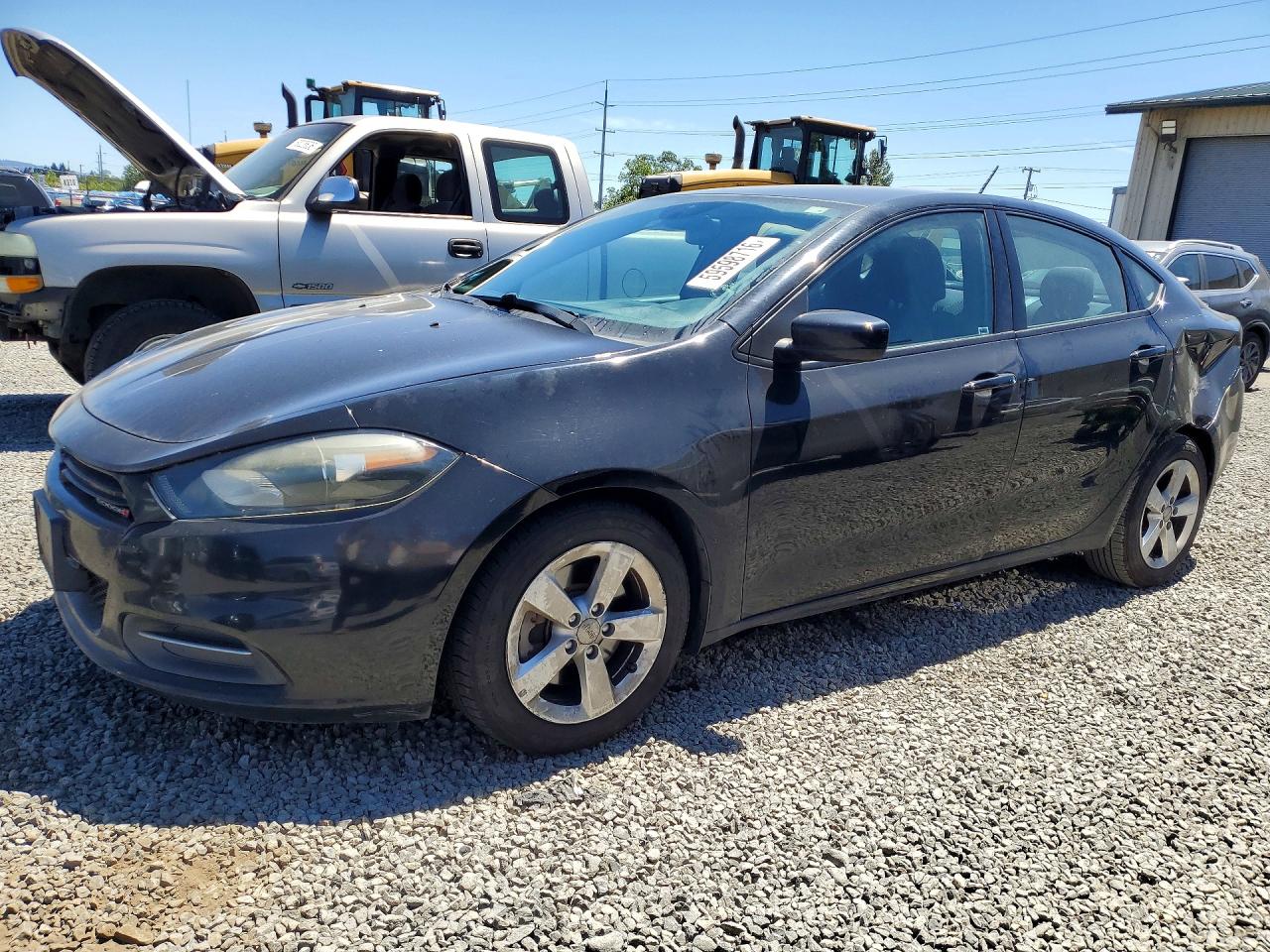 2015 Dodge Dart Sxt Black vin: 1C3CDFBB8FD380651