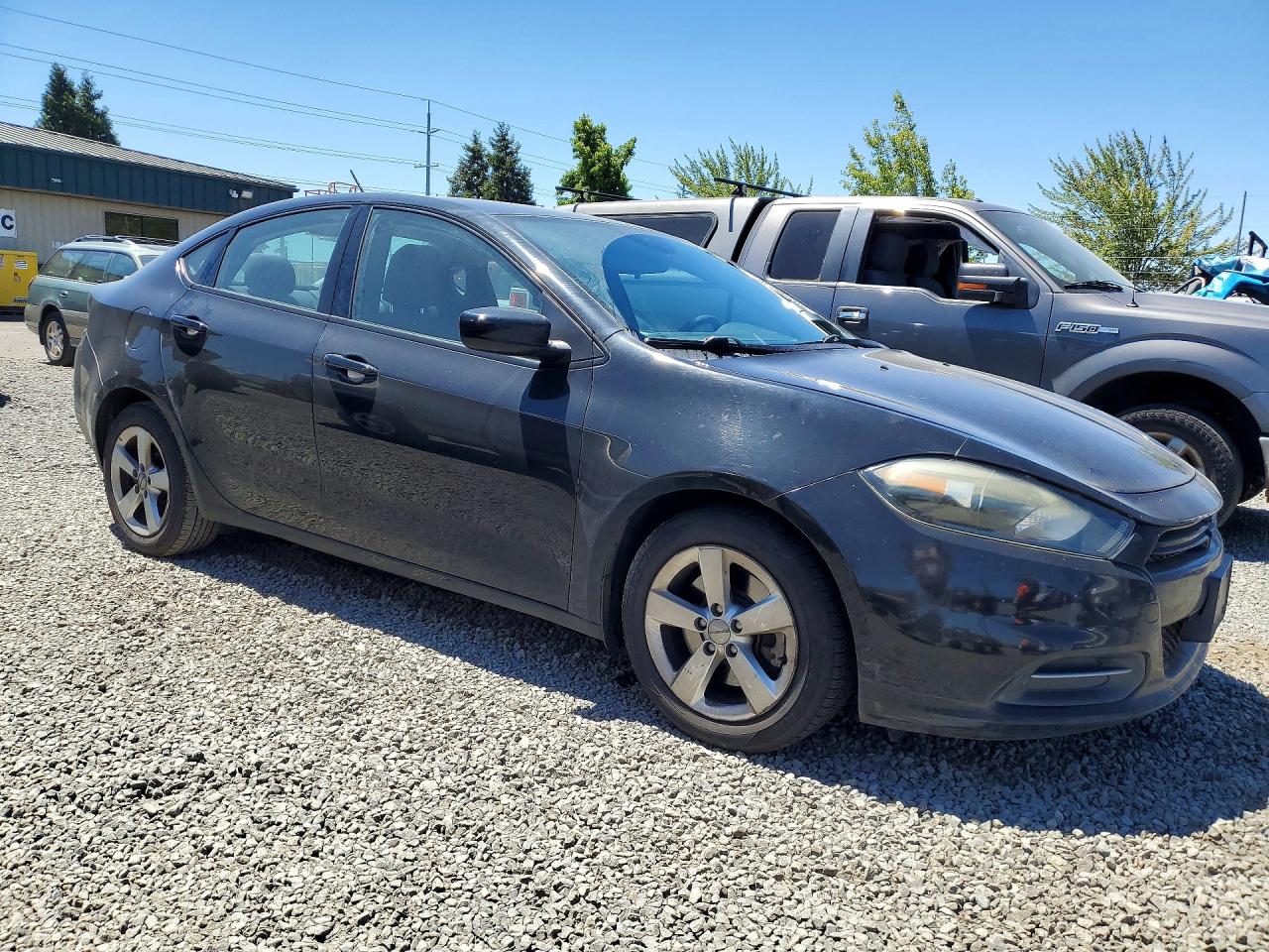 2015 Dodge Dart Sxt Black vin: 1C3CDFBB8FD380651