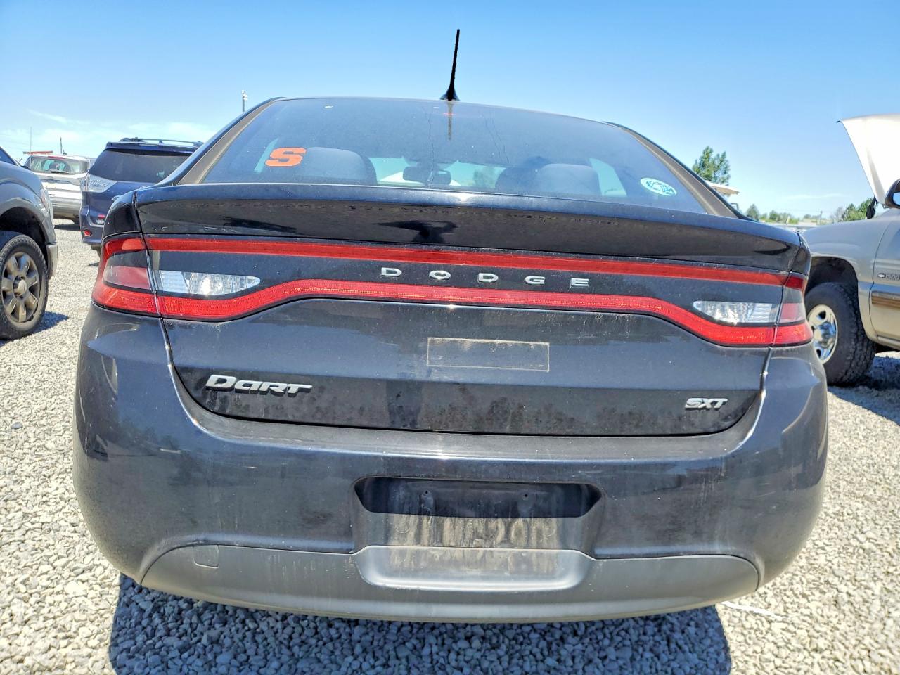 2015 Dodge Dart Sxt Black vin: 1C3CDFBB8FD380651