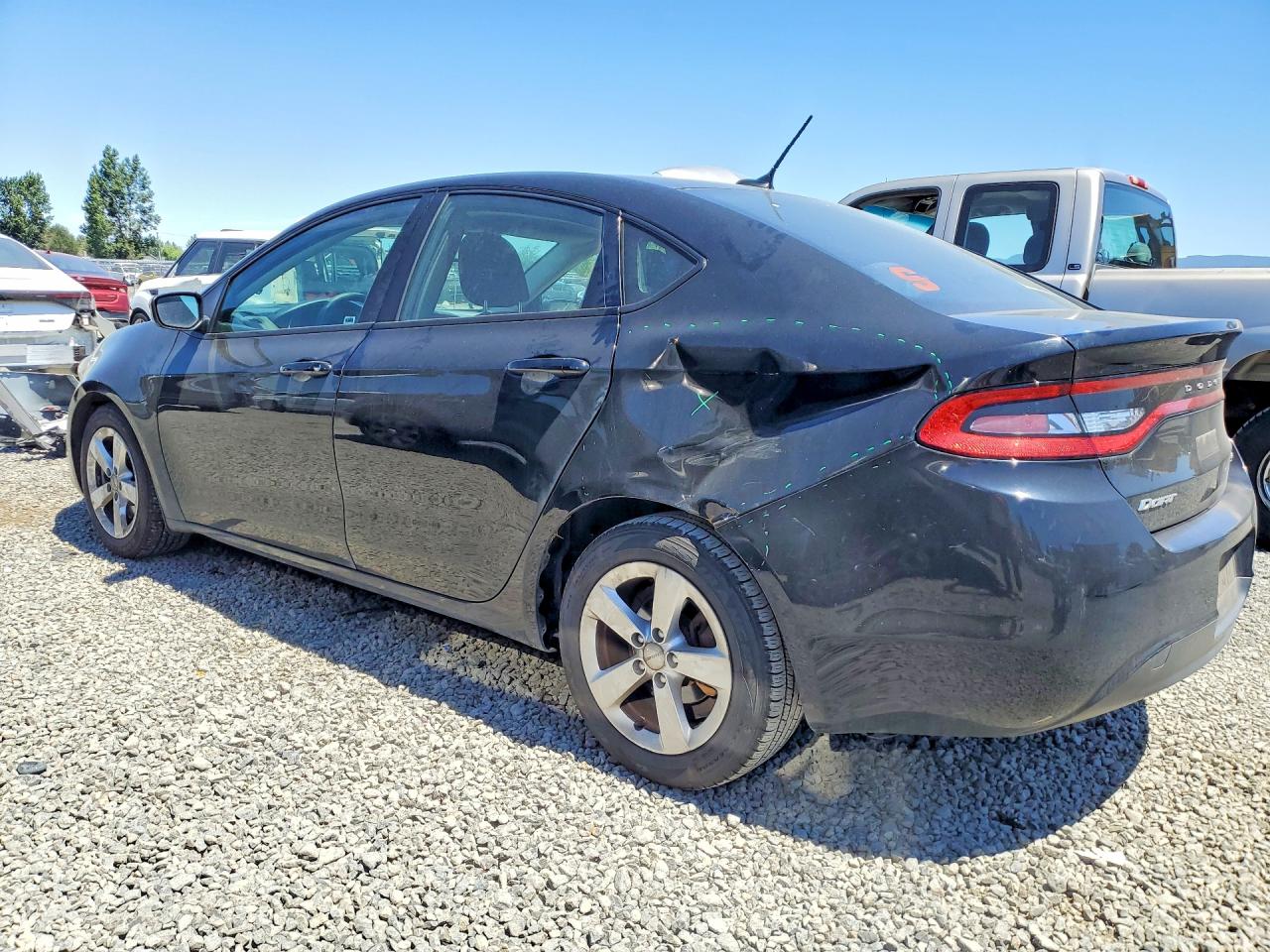 2015 Dodge Dart Sxt Black vin: 1C3CDFBB8FD380651