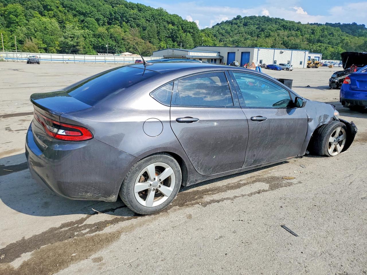 2016 Dodge Dart Sxt Gray vin: 1C3CDFBB8GD623439