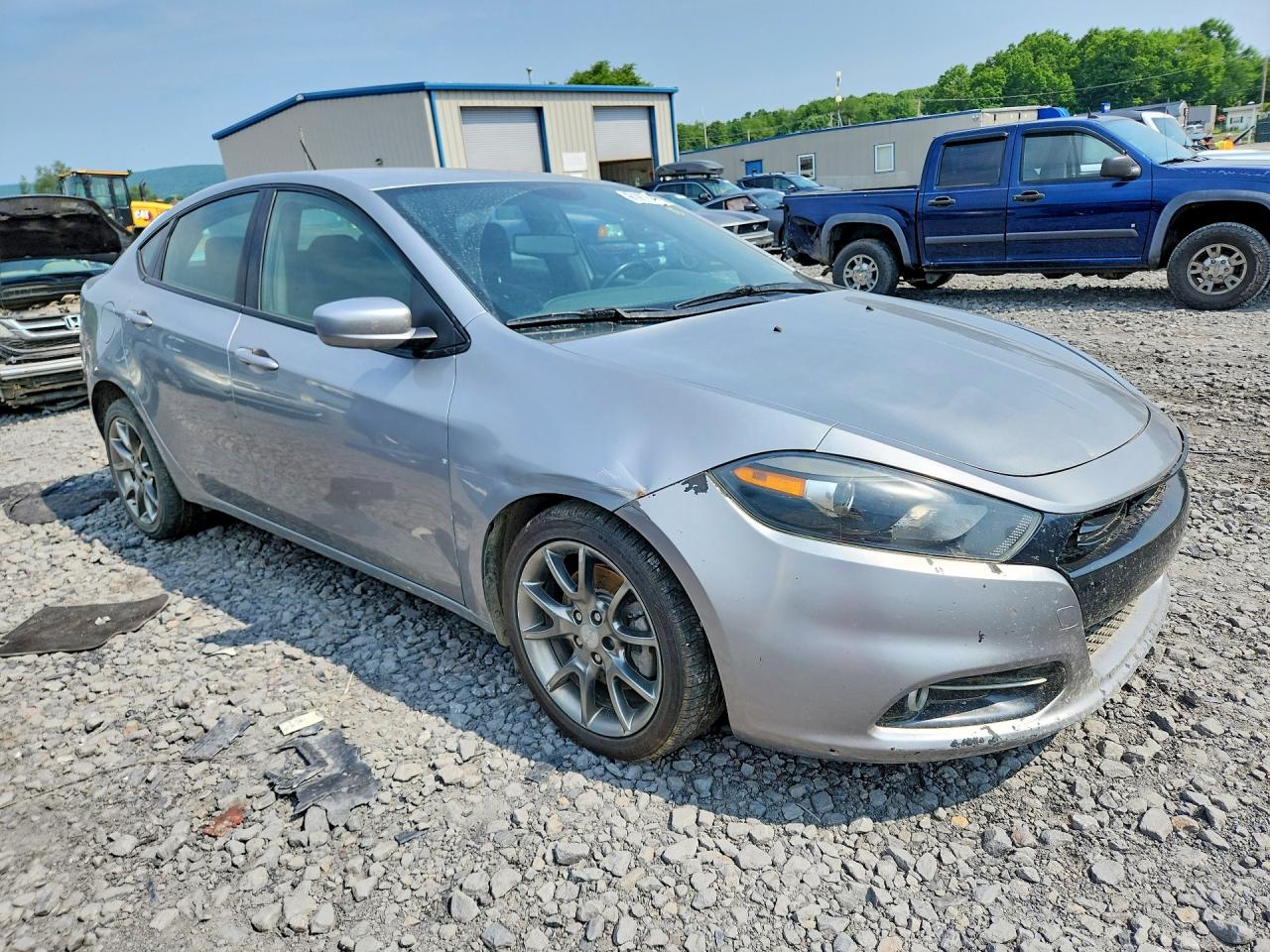 2014 Dodge Dart Sxt Silver vin: 1C3CDFBB9ED702356