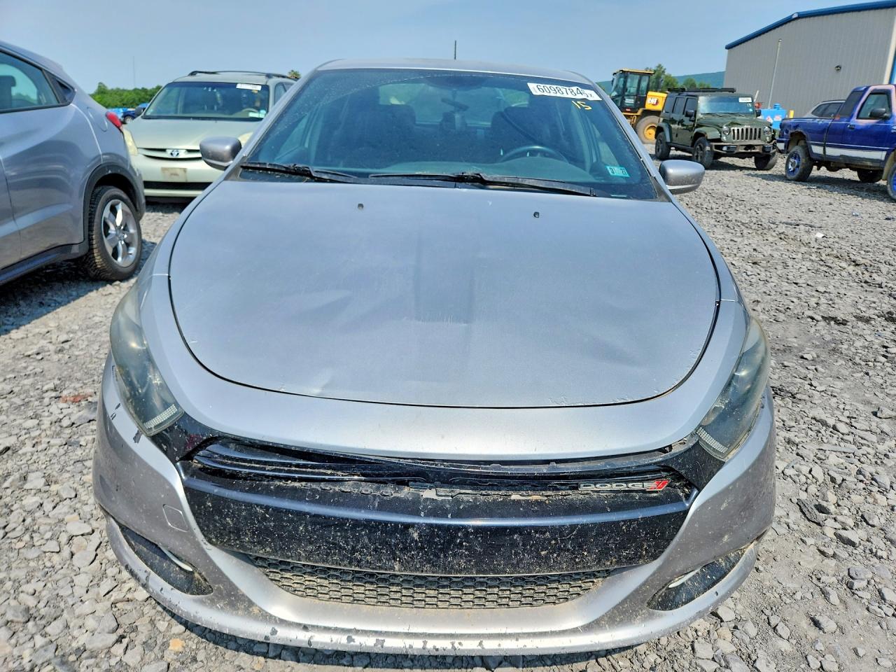 2014 Dodge Dart Sxt Silver vin: 1C3CDFBB9ED702356