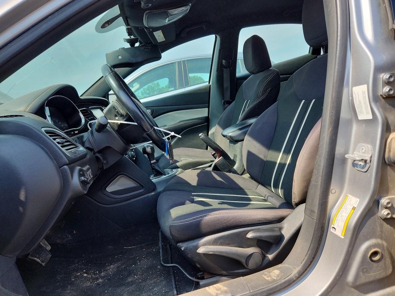 2014 Dodge Dart Sxt Silver vin: 1C3CDFBB9ED702356