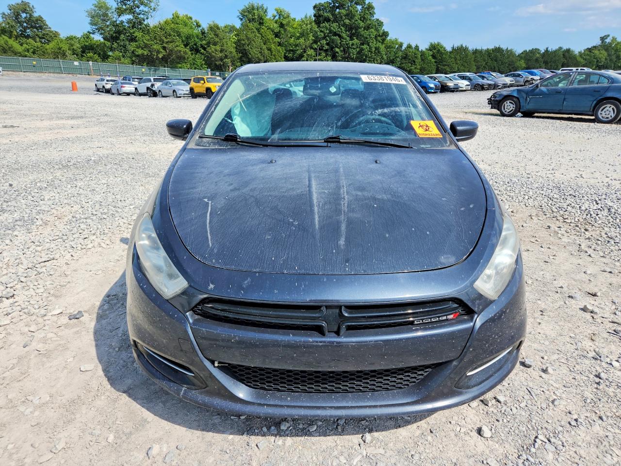 2014 Dodge Dart Sxt Gray vin: 1C3CDFBB9ED822206