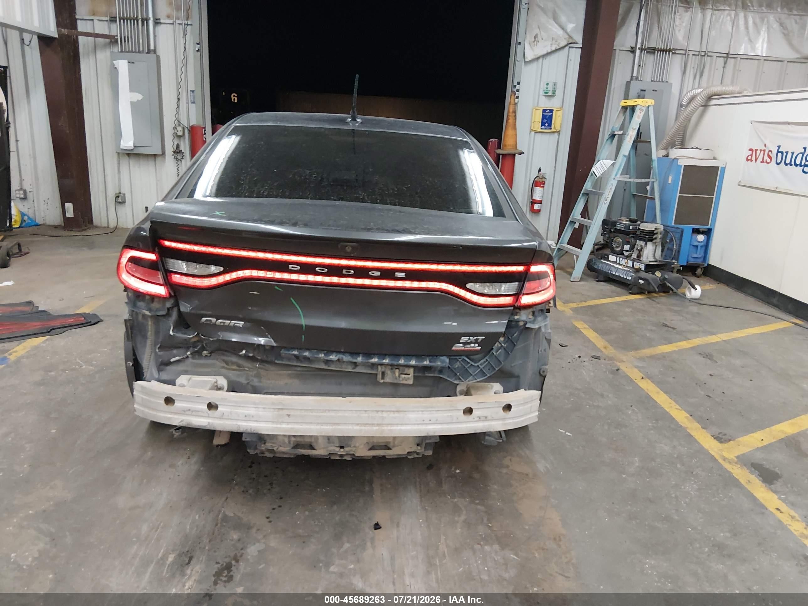 2014 Dodge Dart Sxt Gray vin: 1C3CDFBB9ED822285