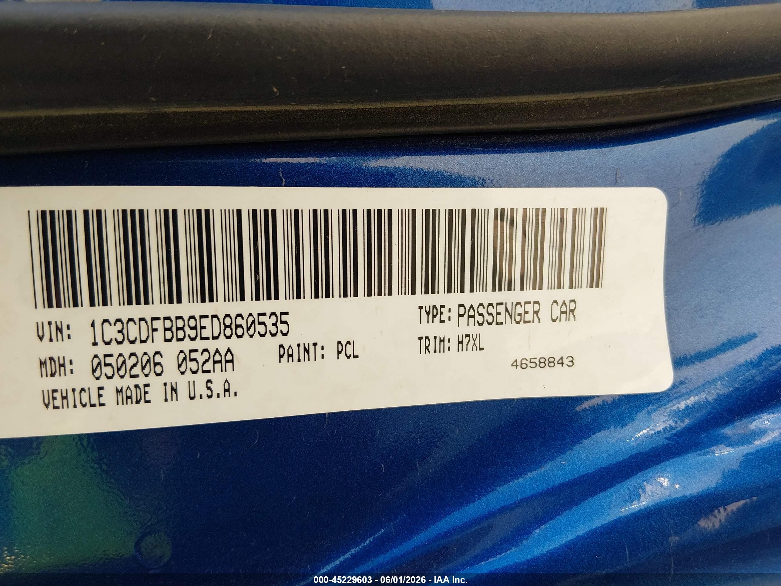 2014 Dodge Dart Sxt Blue vin: 1C3CDFBB9ED860535