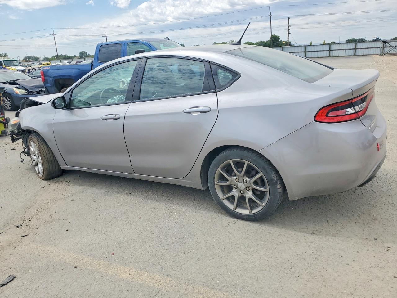 2014 Dodge Dart Sxt Silver vin: 1C3CDFBB9ED868926