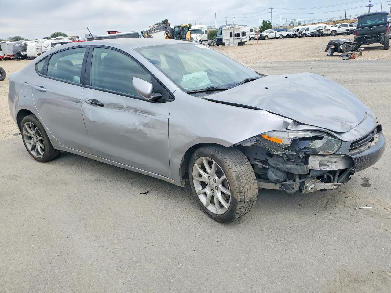 2014 Dodge Dart Sxt Silver vin: 1C3CDFBB9ED868926