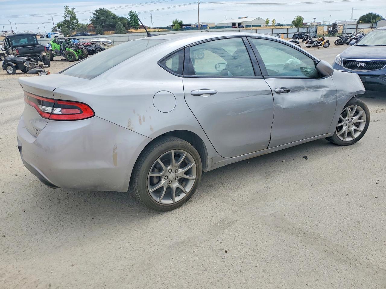 2014 Dodge Dart Sxt Silver vin: 1C3CDFBB9ED868926