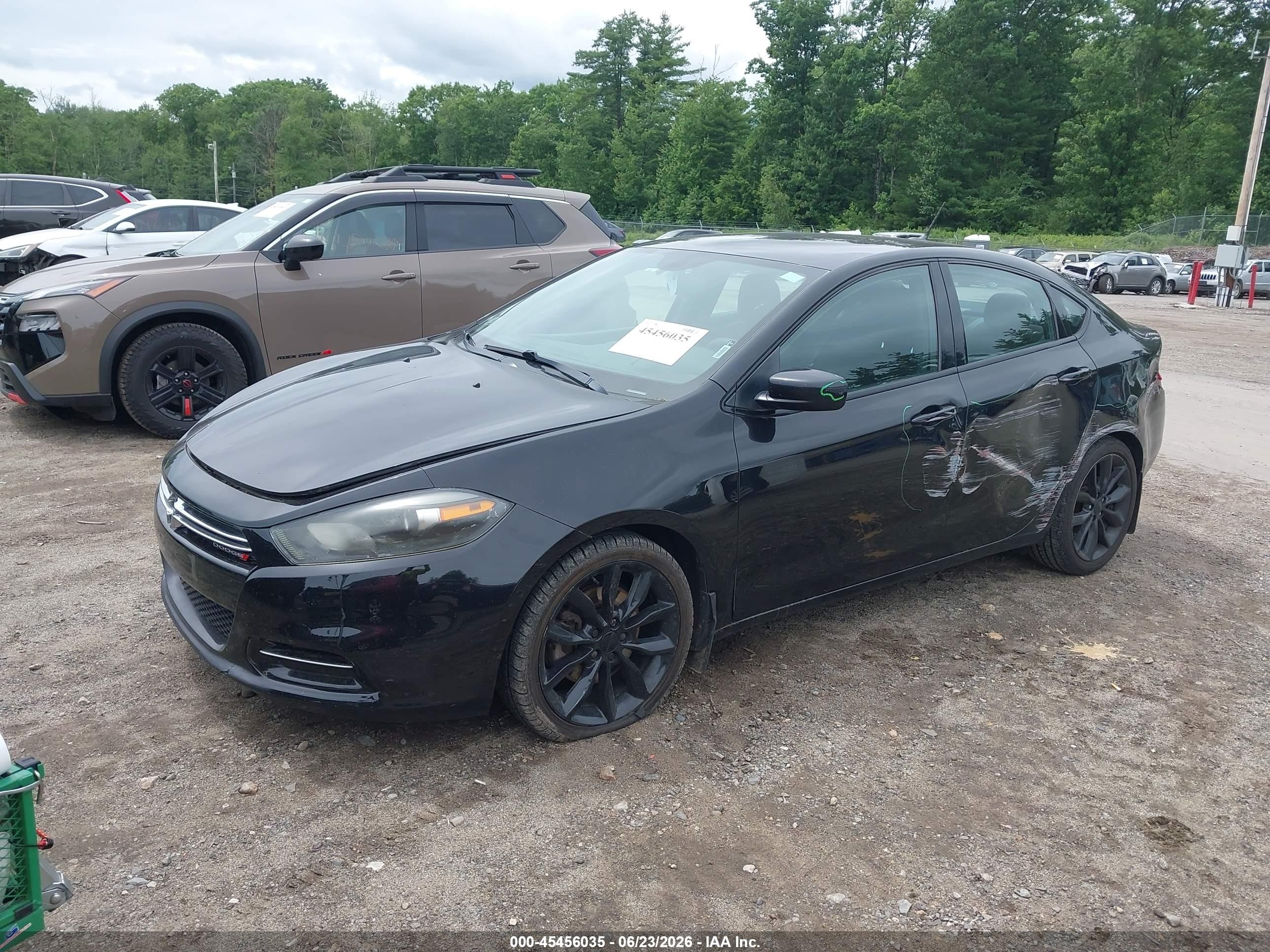 2014 Dodge Dart Sxt Black vin: 1C3CDFBB9ED902413