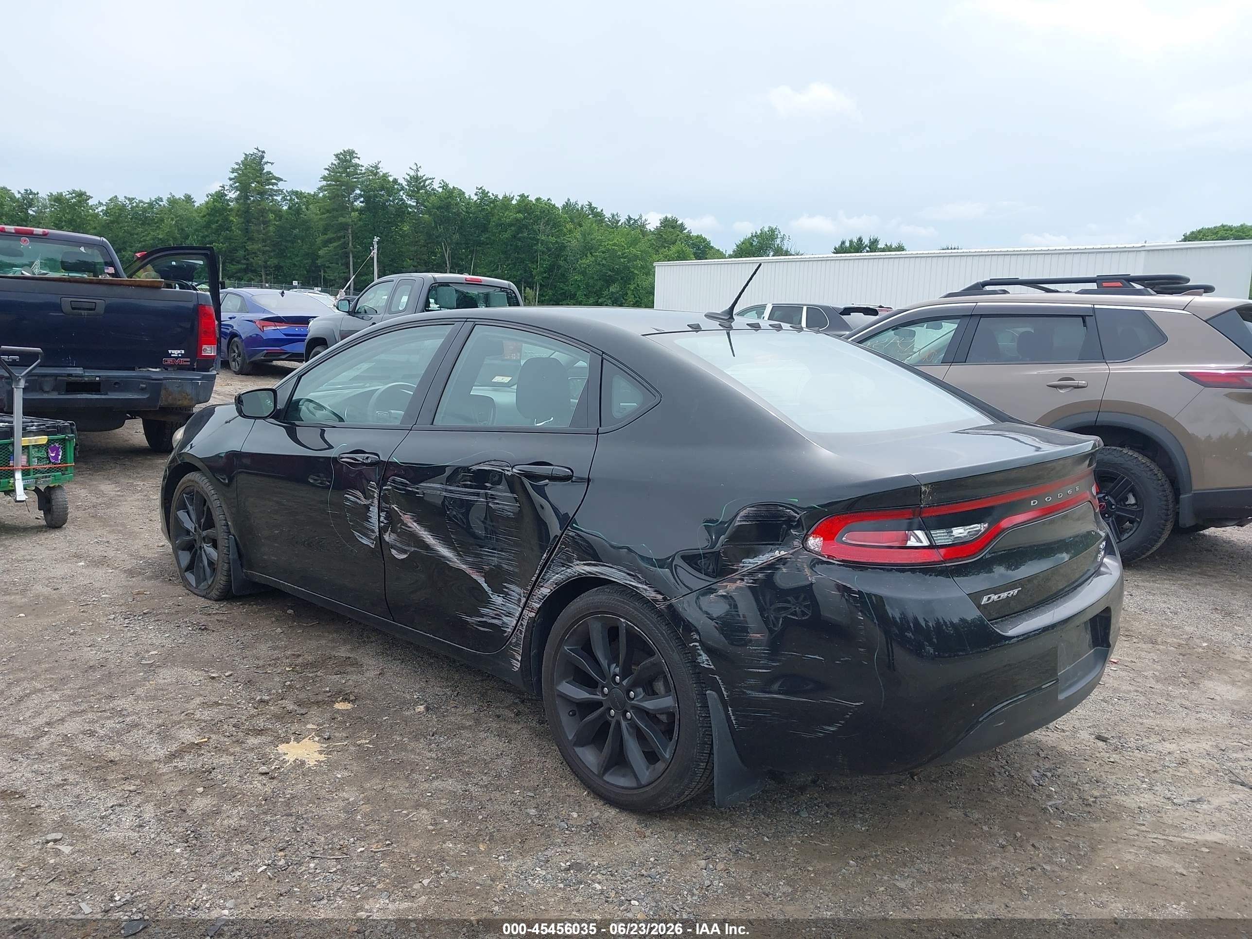 2014 Dodge Dart Sxt Black vin: 1C3CDFBB9ED902413