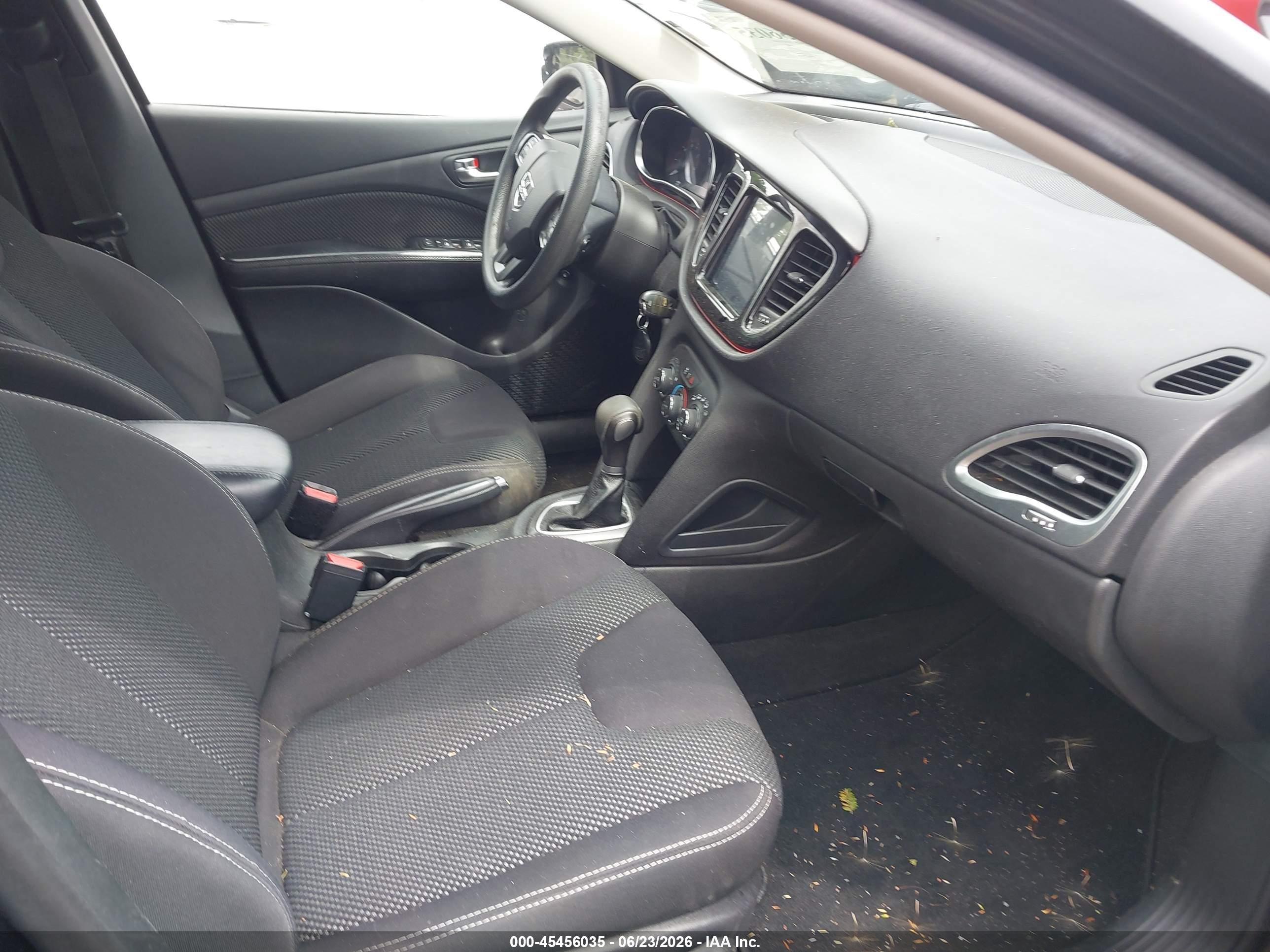 2014 Dodge Dart Sxt Black vin: 1C3CDFBB9ED902413