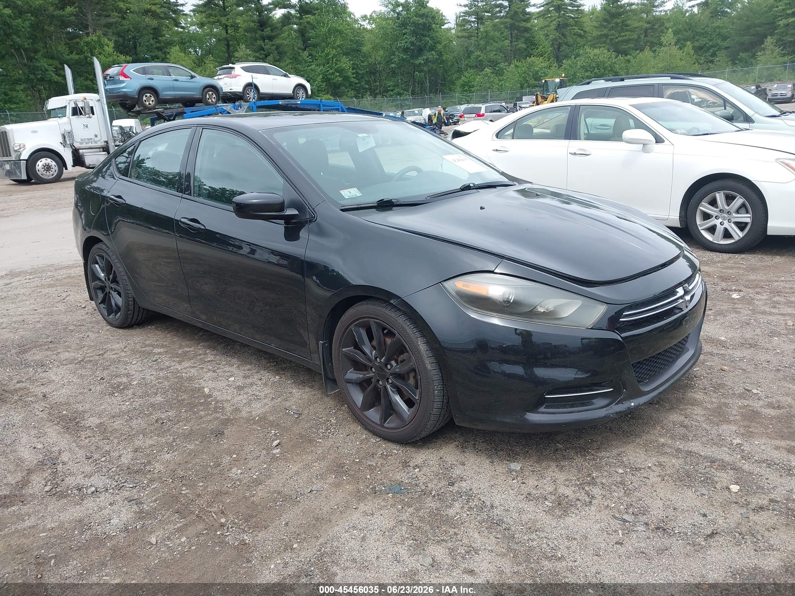 2014 Dodge Dart Sxt Black vin: 1C3CDFBB9ED902413