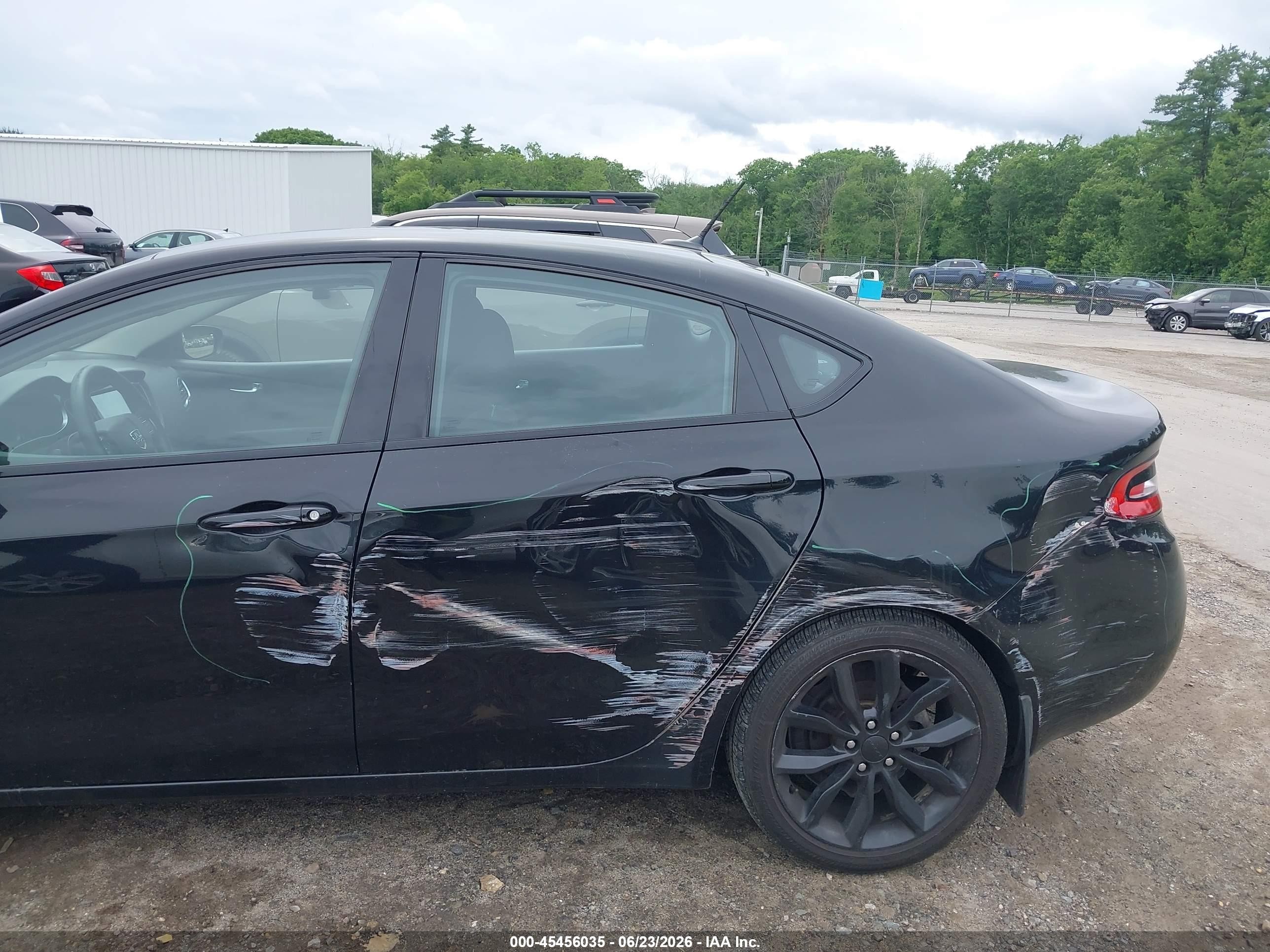 2014 Dodge Dart Sxt Black vin: 1C3CDFBB9ED902413