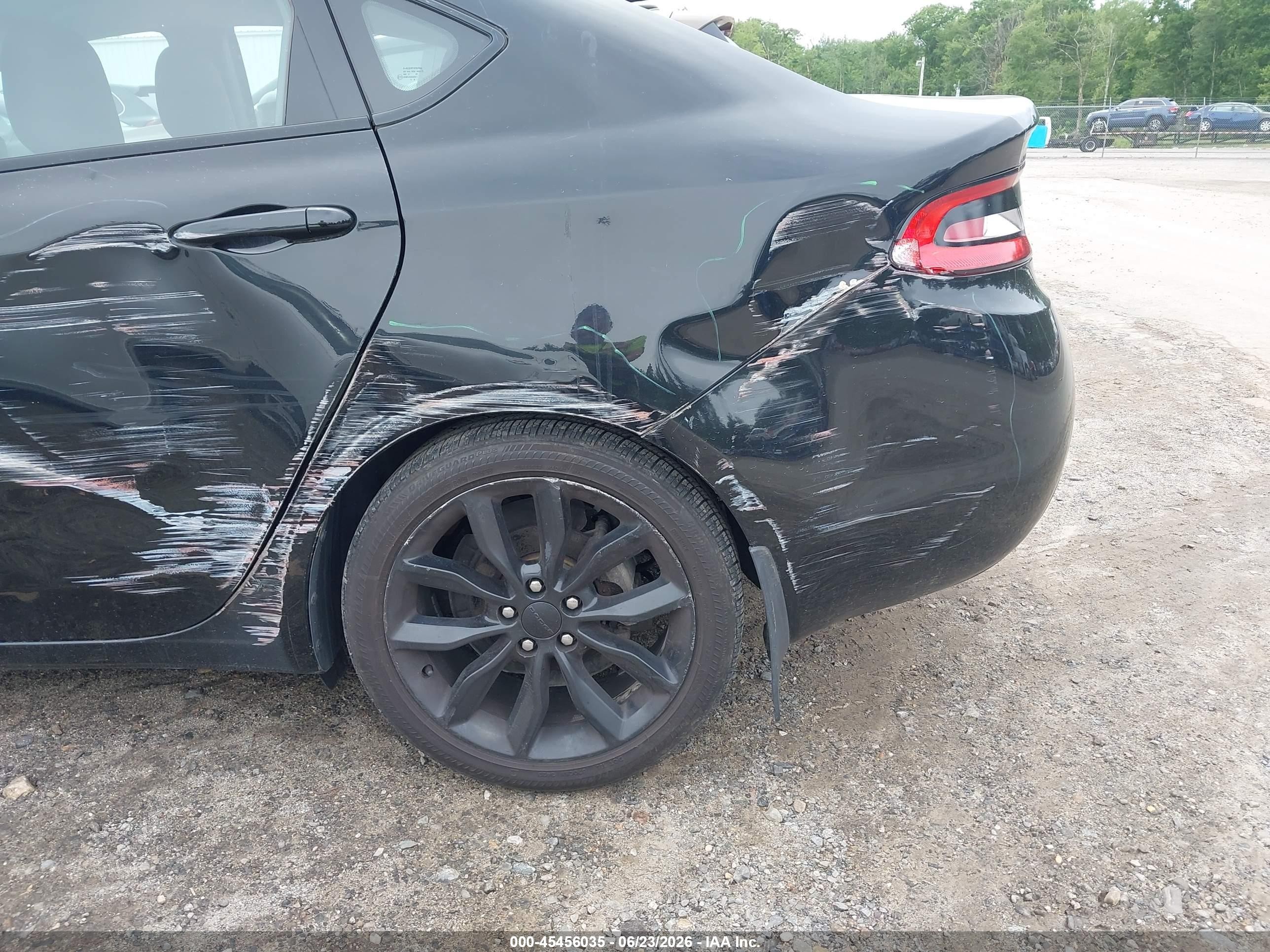 2014 Dodge Dart Sxt Black vin: 1C3CDFBB9ED902413