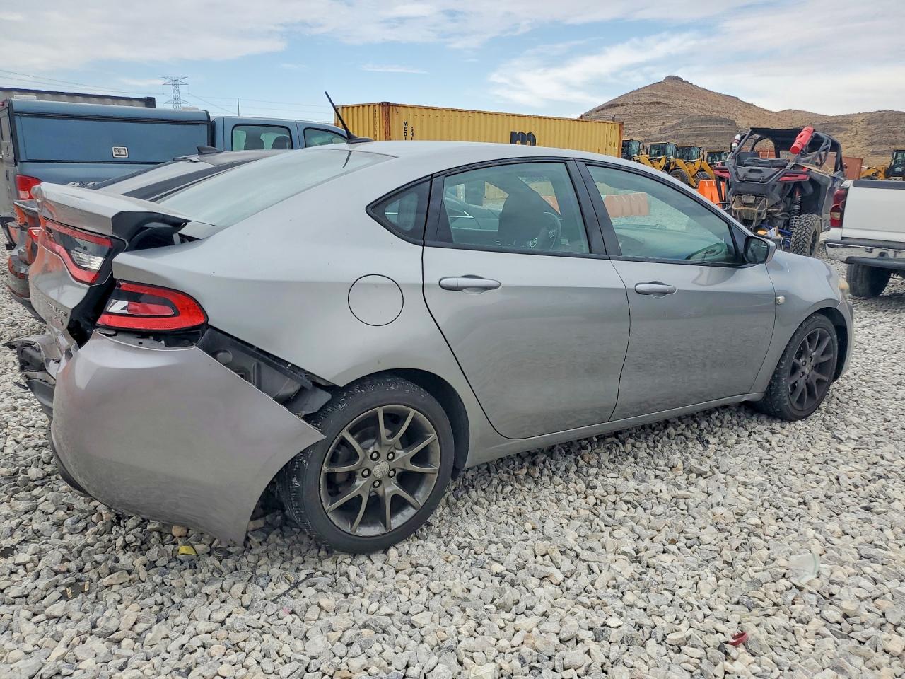 2014 Dodge Dart Sxt Silver vin: 1C3CDFBB9ED927585