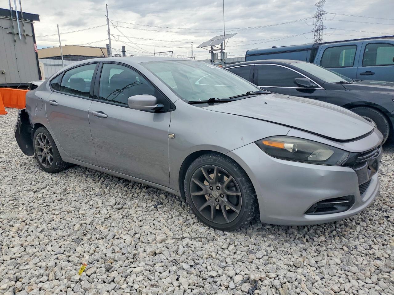 2014 Dodge Dart Sxt Silver vin: 1C3CDFBB9ED927585