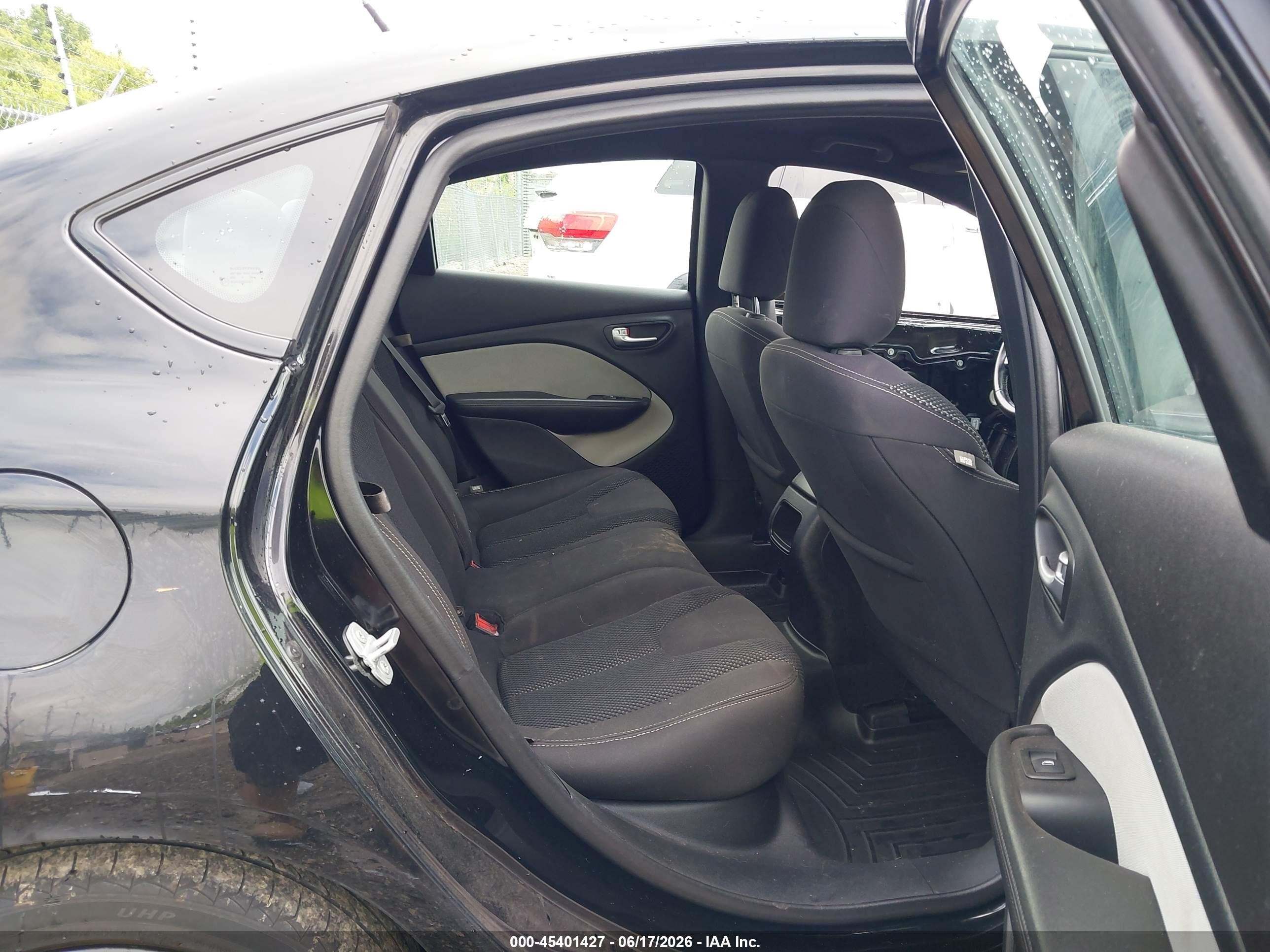 2015 Dodge Dart Sxt Black vin: 1C3CDFBB9FD123384