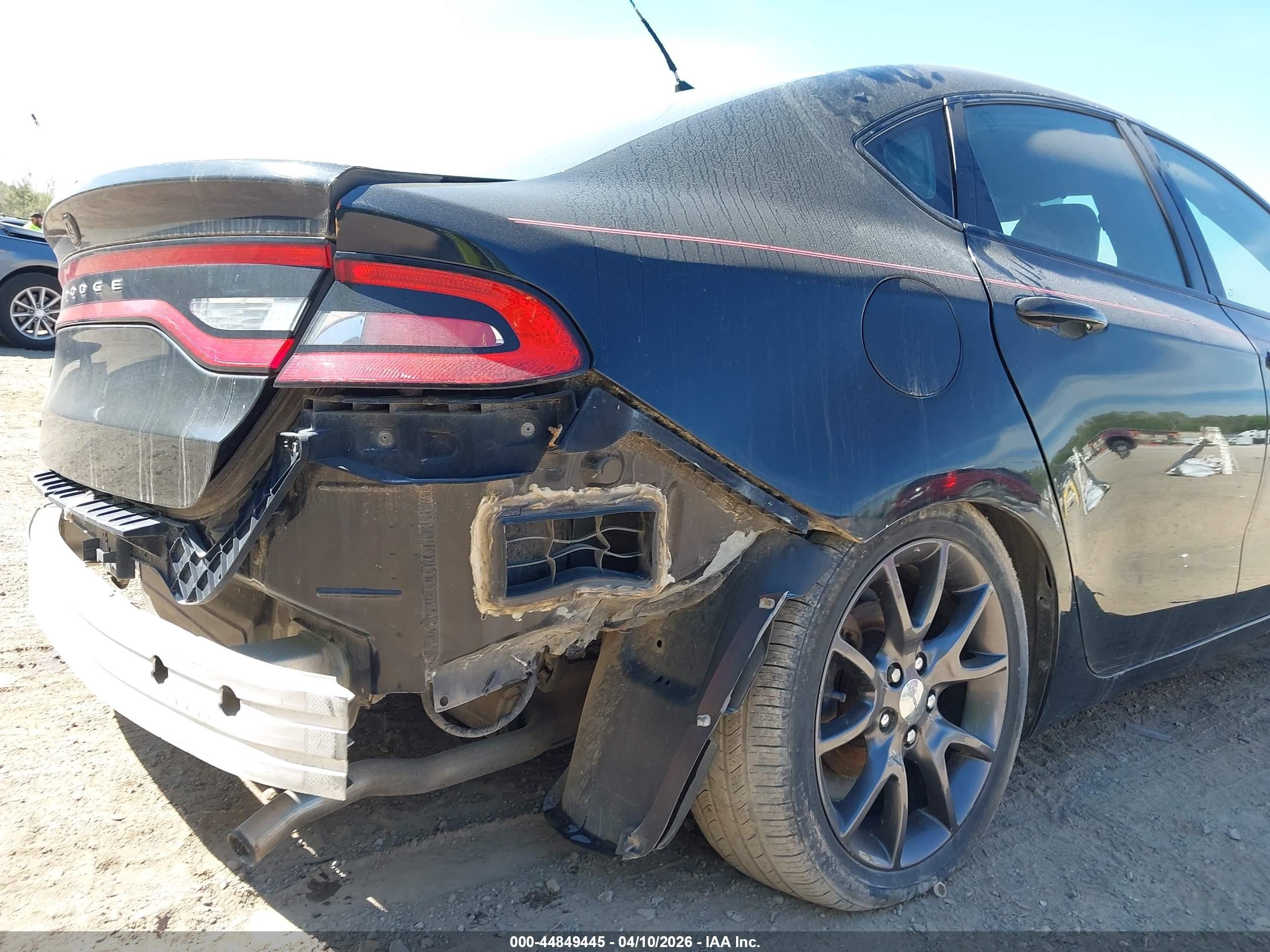 2015 Dodge Dart Sxt Black vin: 1C3CDFBB9FD181981
