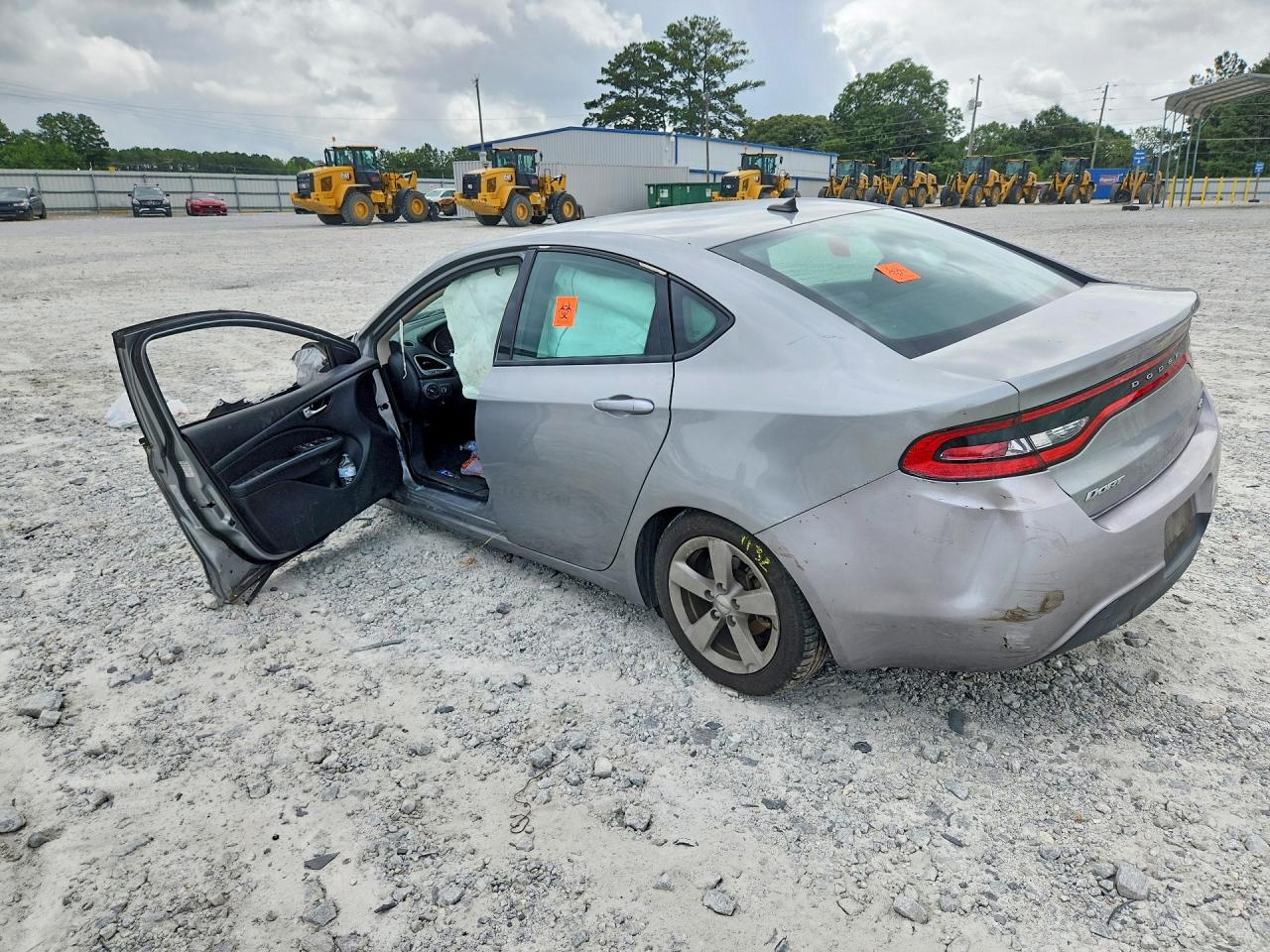 2015 Dodge Dart Sxt Silver vin: 1C3CDFBB9FD200111