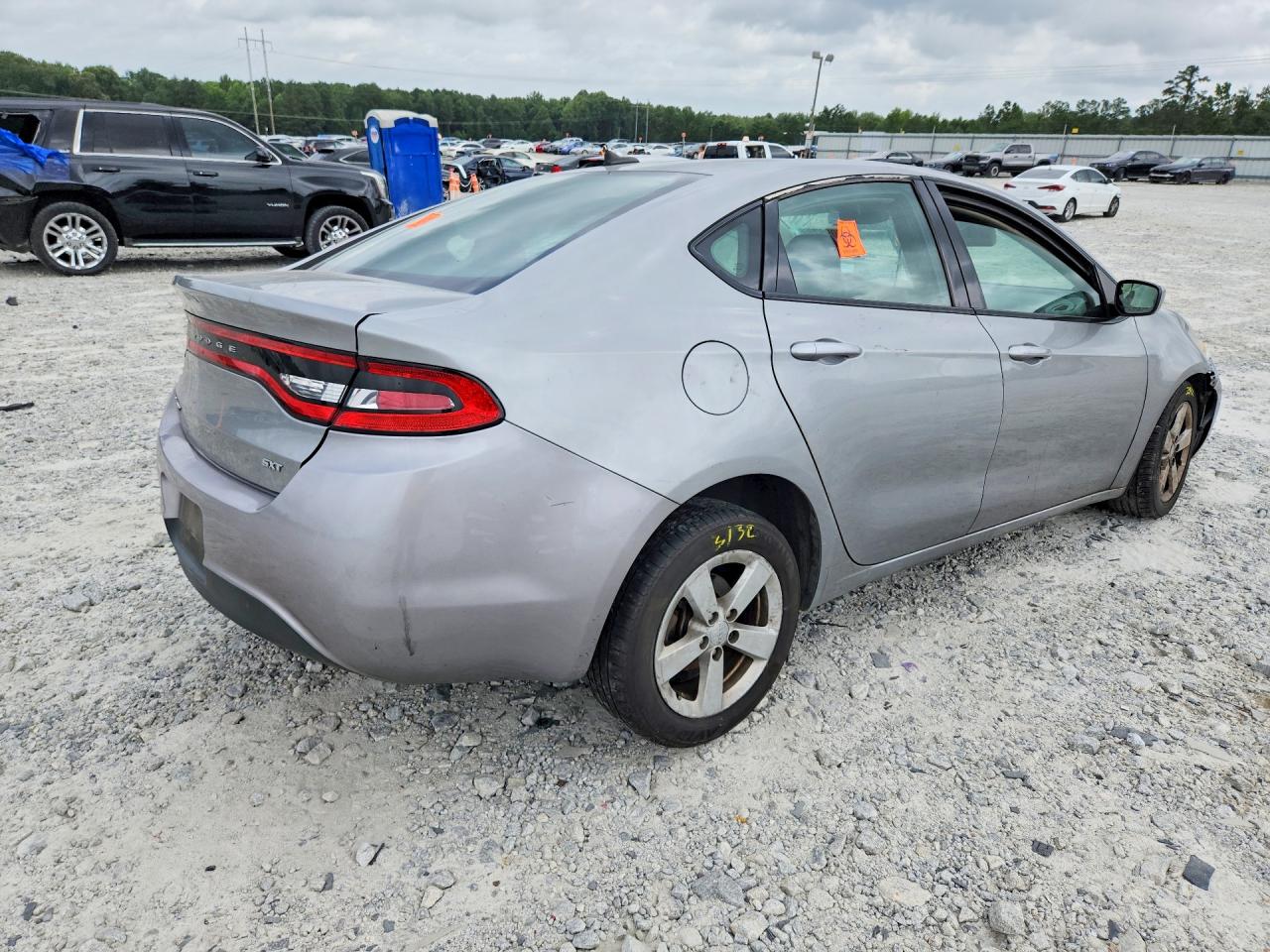 2015 Dodge Dart Sxt Silver vin: 1C3CDFBB9FD200111