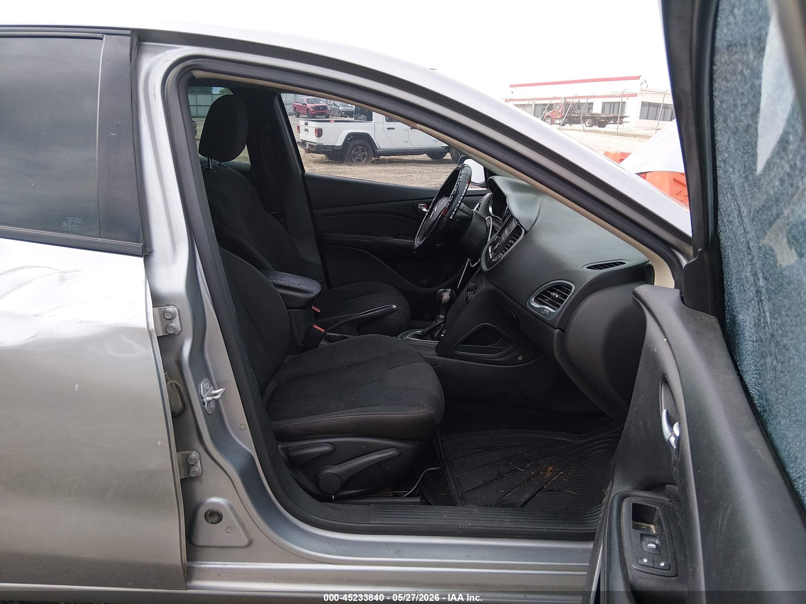 2015 Dodge Dart Sxt Silver vin: 1C3CDFBB9FD286357