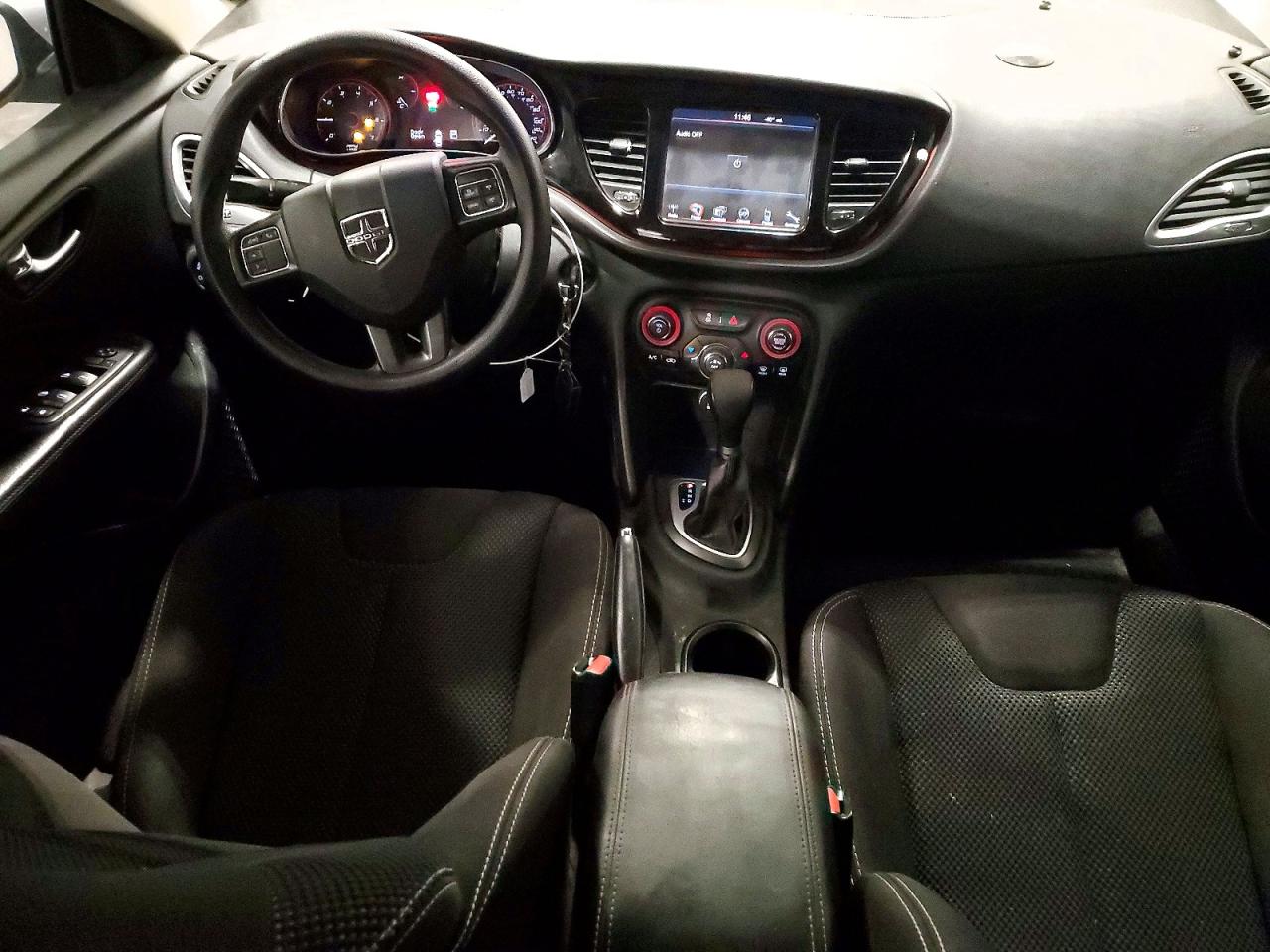 2015 Dodge Dart Sxt White vin: 1C3CDFBB9FD320409