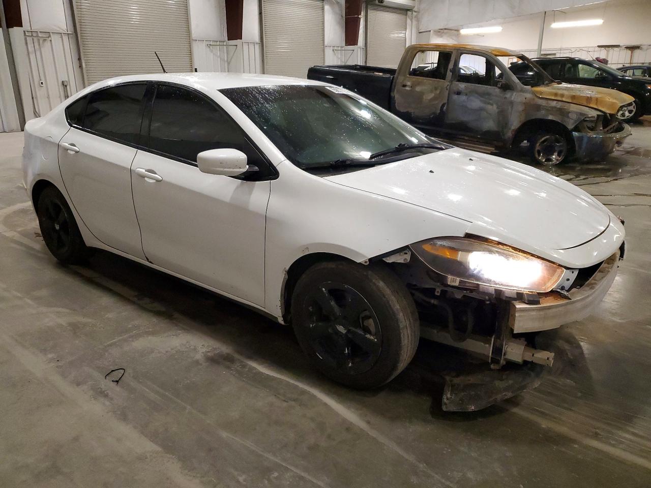 2015 Dodge Dart Sxt White vin: 1C3CDFBB9FD320409