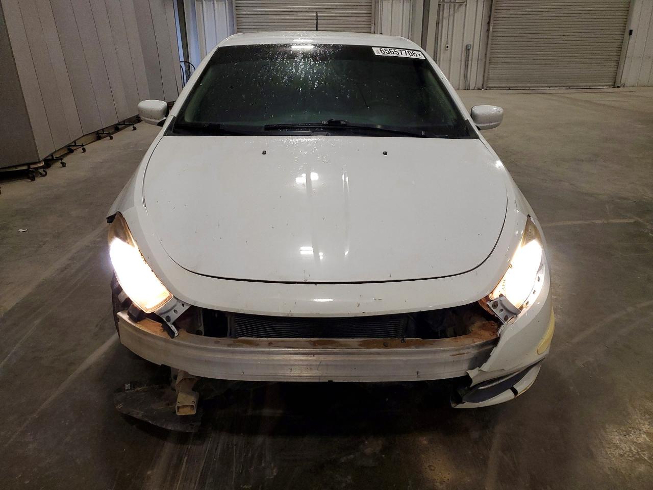 2015 Dodge Dart Sxt White vin: 1C3CDFBB9FD320409