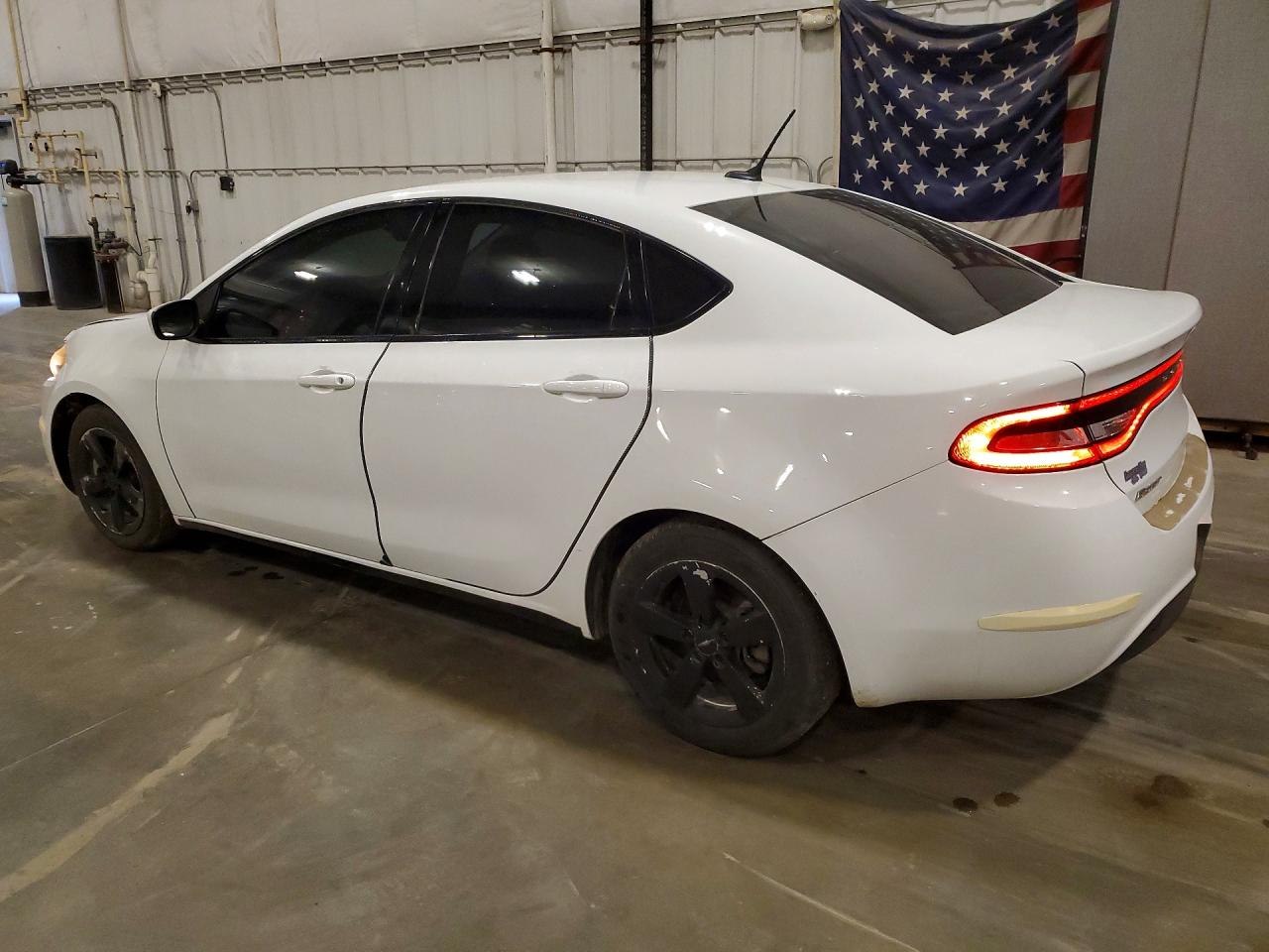 2015 Dodge Dart Sxt White vin: 1C3CDFBB9FD320409