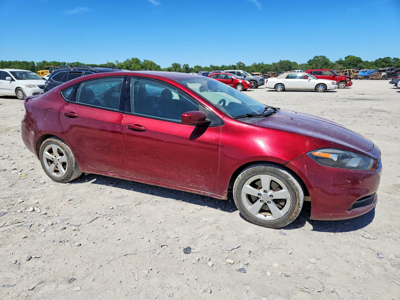 2015 Dodge Dart Sxt Maroon vin: 1C3CDFBB9FD330325