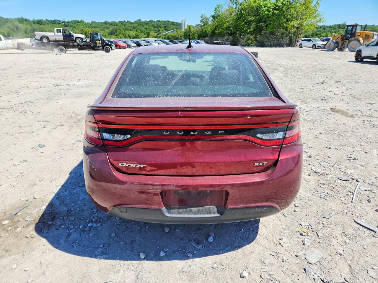 2015 Dodge Dart Sxt Maroon vin: 1C3CDFBB9FD330325