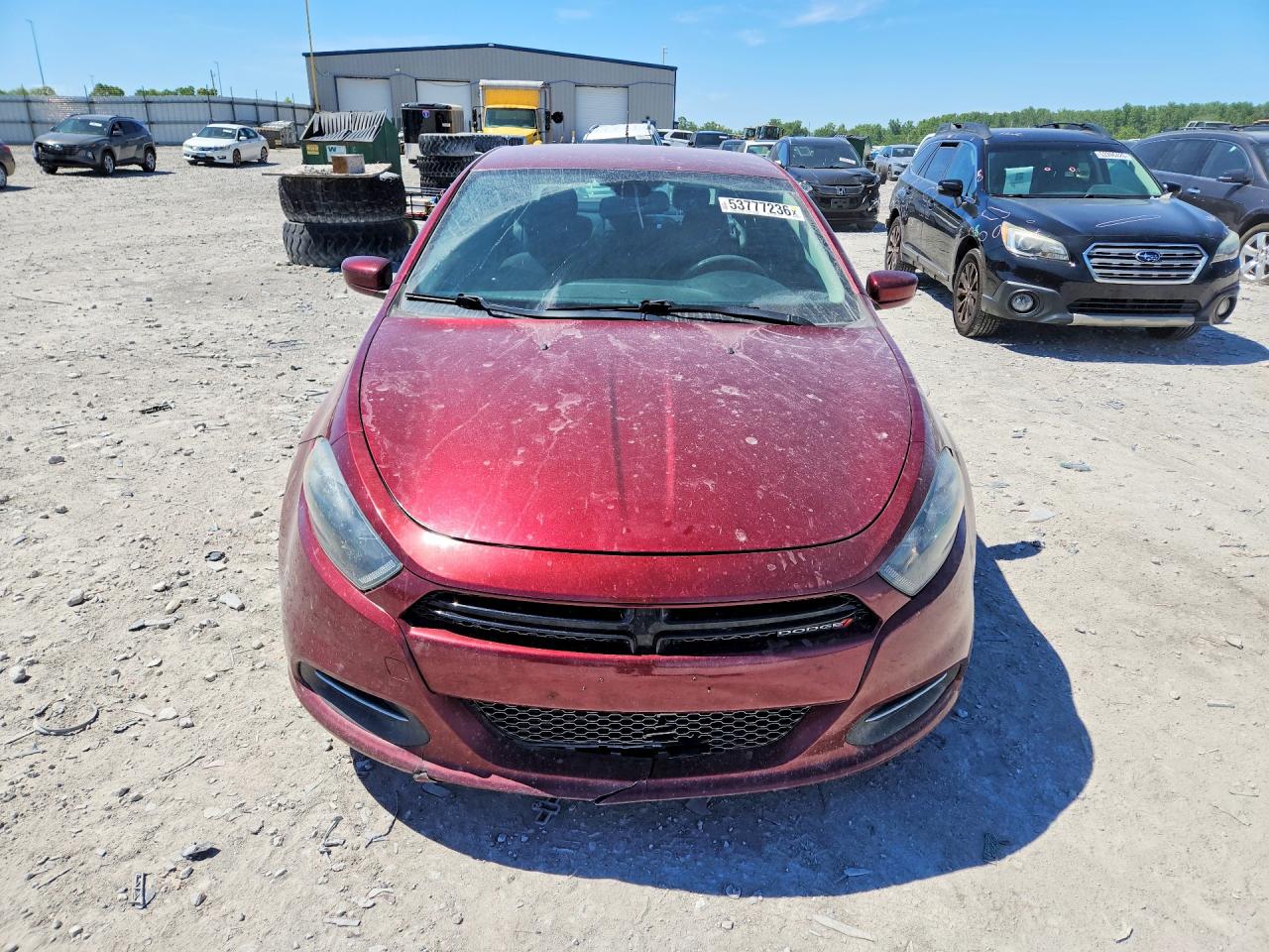 2015 Dodge Dart Sxt Maroon vin: 1C3CDFBB9FD330325