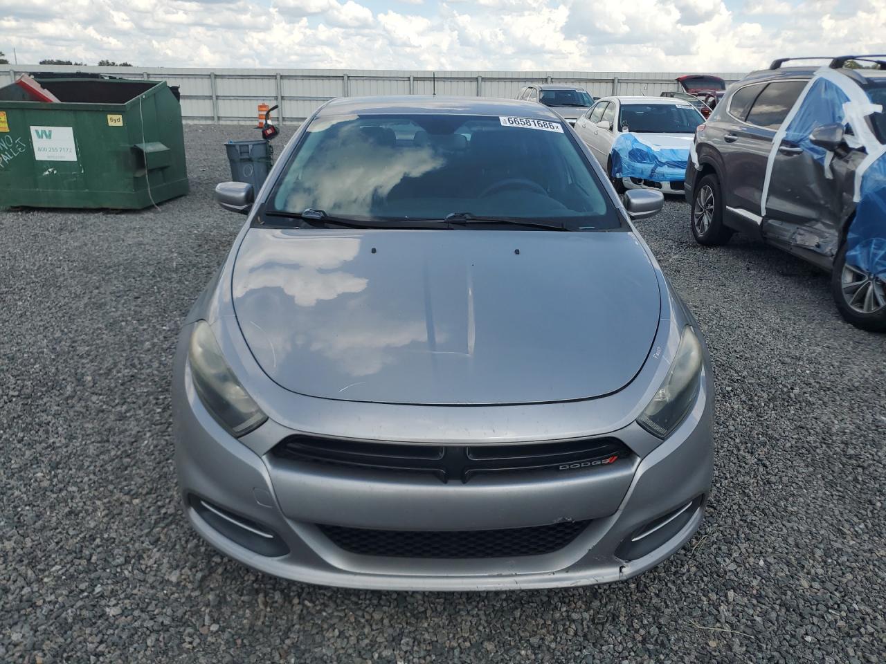 2015 Dodge Dart Sxt Silver vin: 1C3CDFBB9FD364409