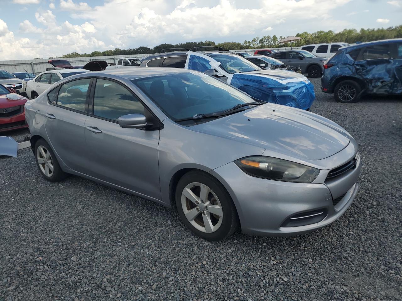 2015 Dodge Dart Sxt Silver vin: 1C3CDFBB9FD364409