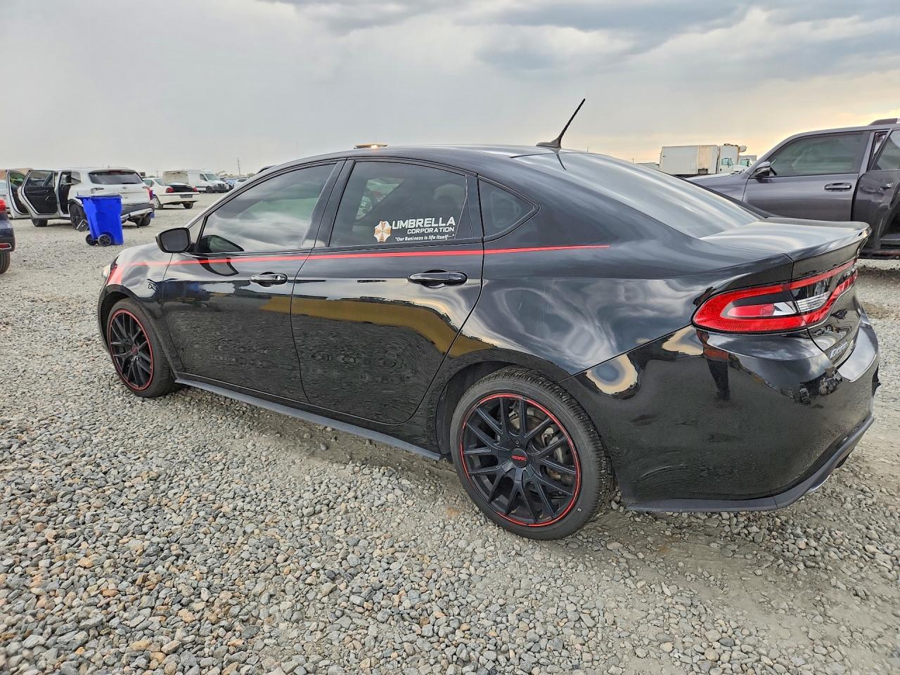 2015 Dodge Dart Sxt Black vin: 1C3CDFBB9FD370162