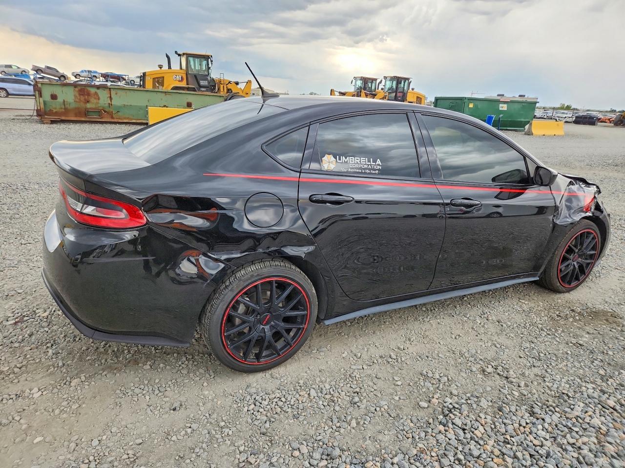 2015 Dodge Dart Sxt Black vin: 1C3CDFBB9FD370162