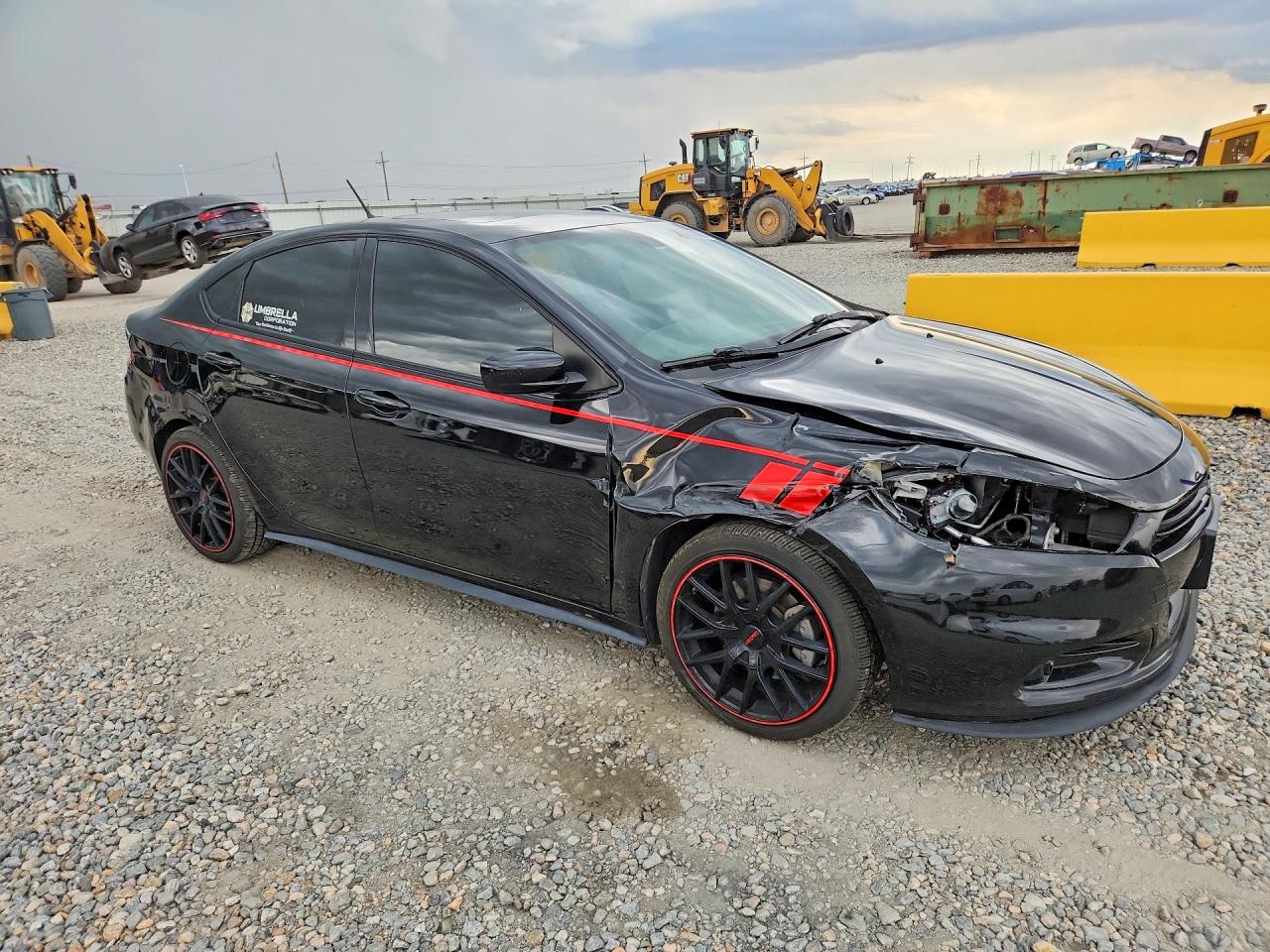 2015 Dodge Dart Sxt Black vin: 1C3CDFBB9FD370162