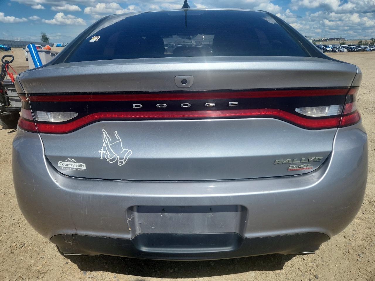 2014 Dodge Dart Sxt Silver vin: 1C3CDFBBXED730411