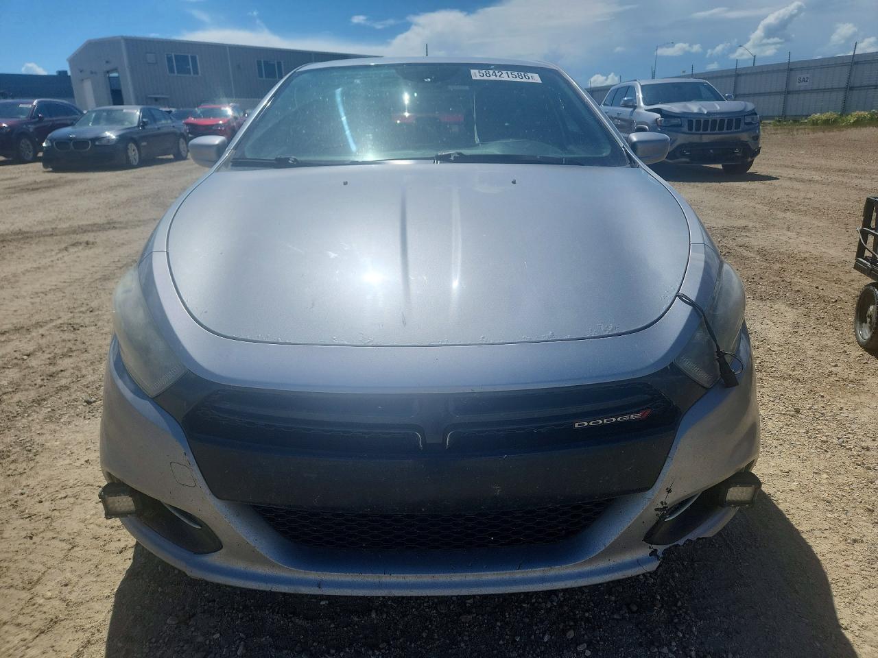 2014 Dodge Dart Sxt Silver vin: 1C3CDFBBXED730411