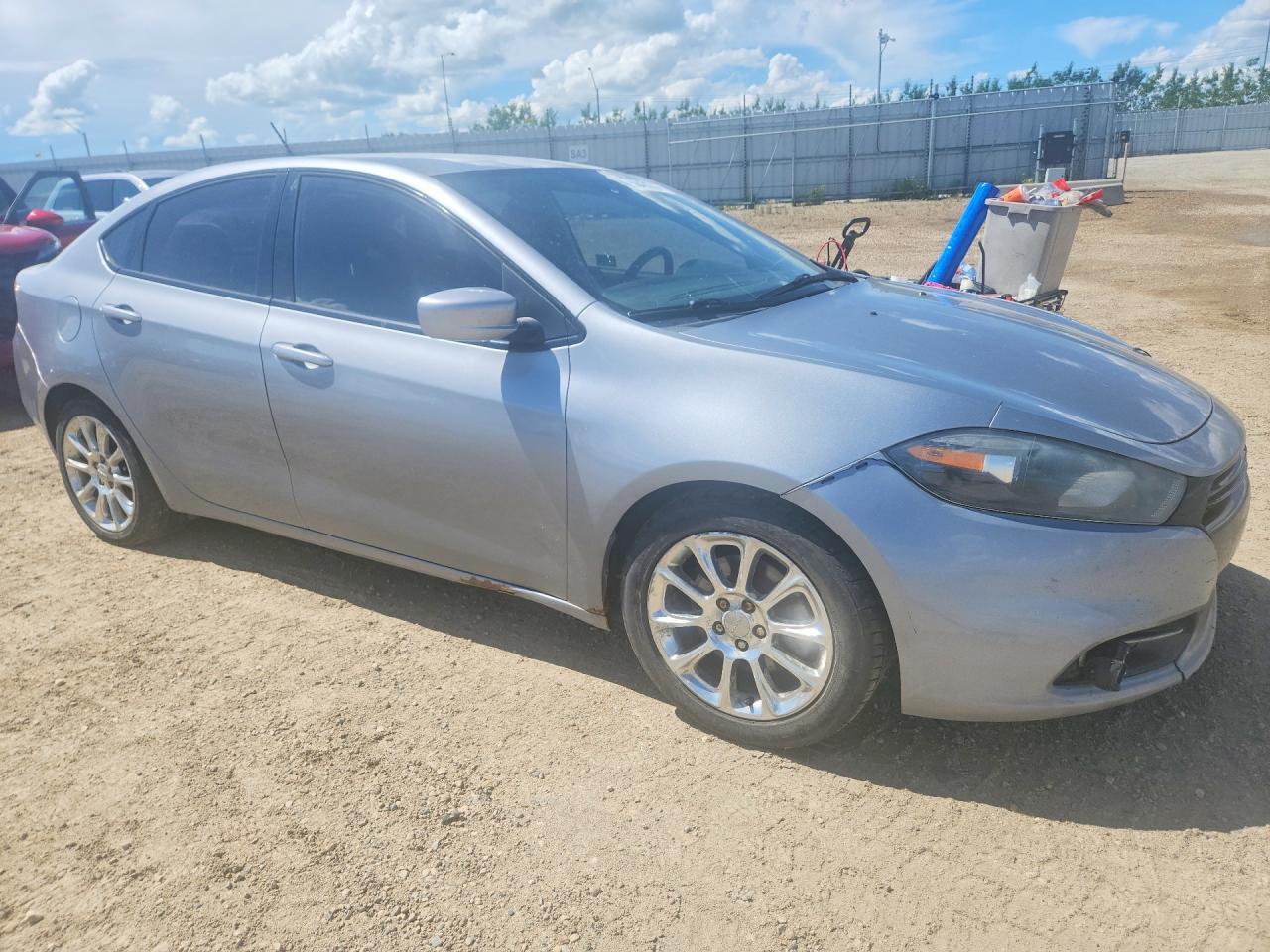 2014 Dodge Dart Sxt Silver vin: 1C3CDFBBXED730411