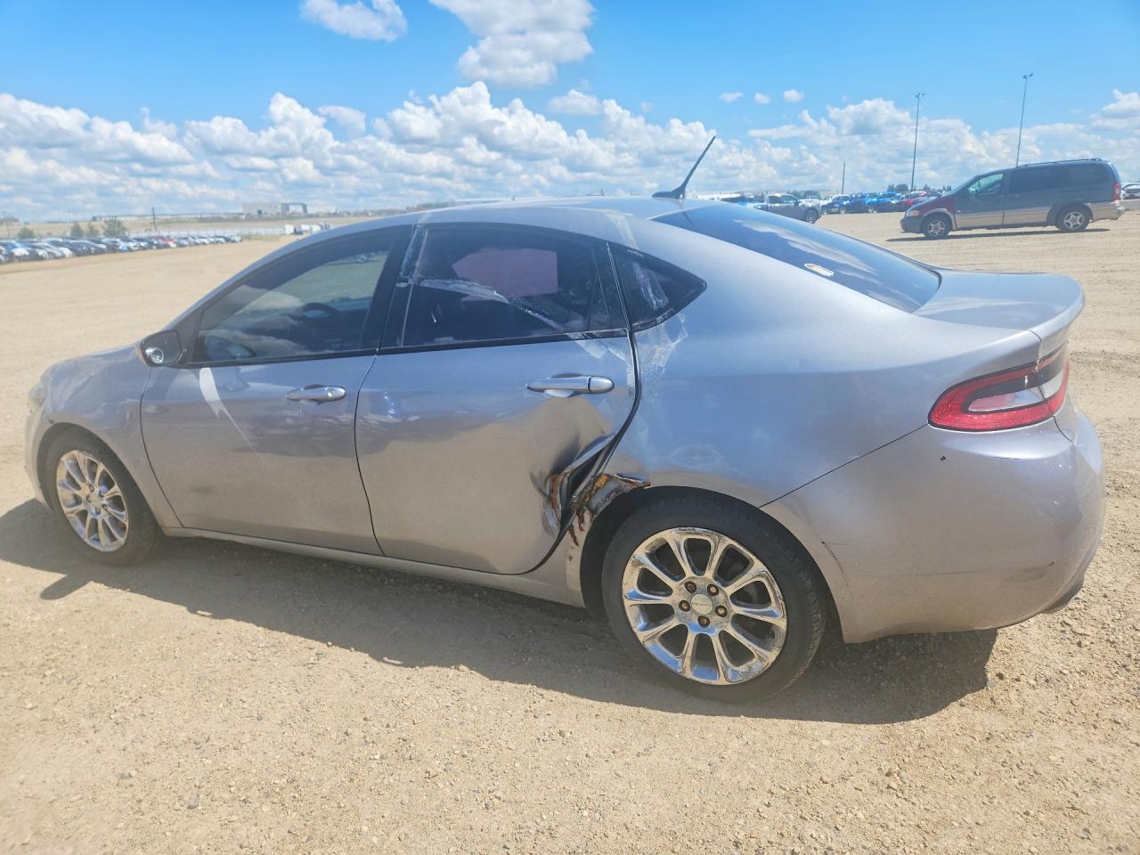 2014 Dodge Dart Sxt Silver vin: 1C3CDFBBXED730411