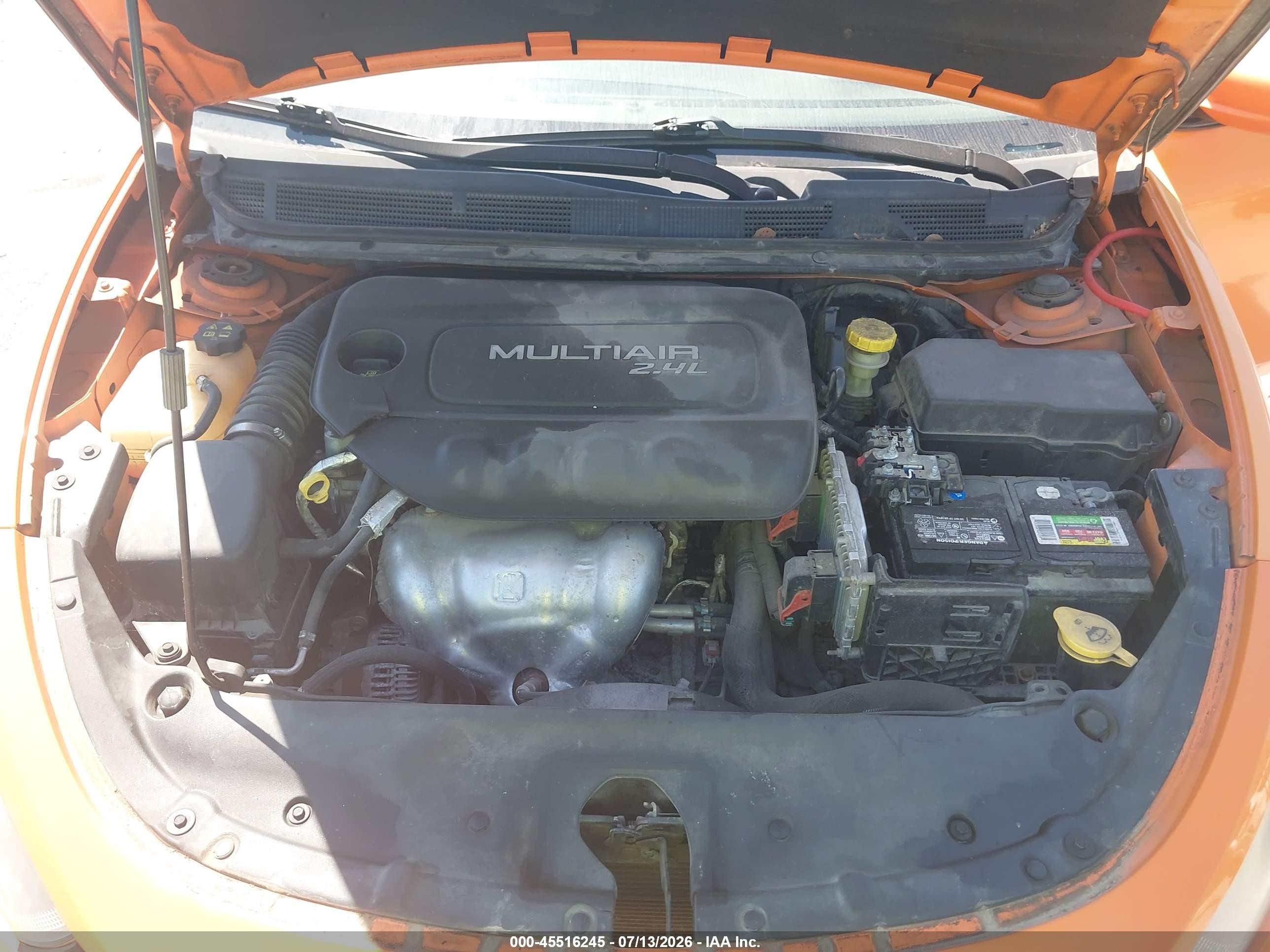 2014 Dodge Dart Sxt Orange vin: 1C3CDFBBXED786767