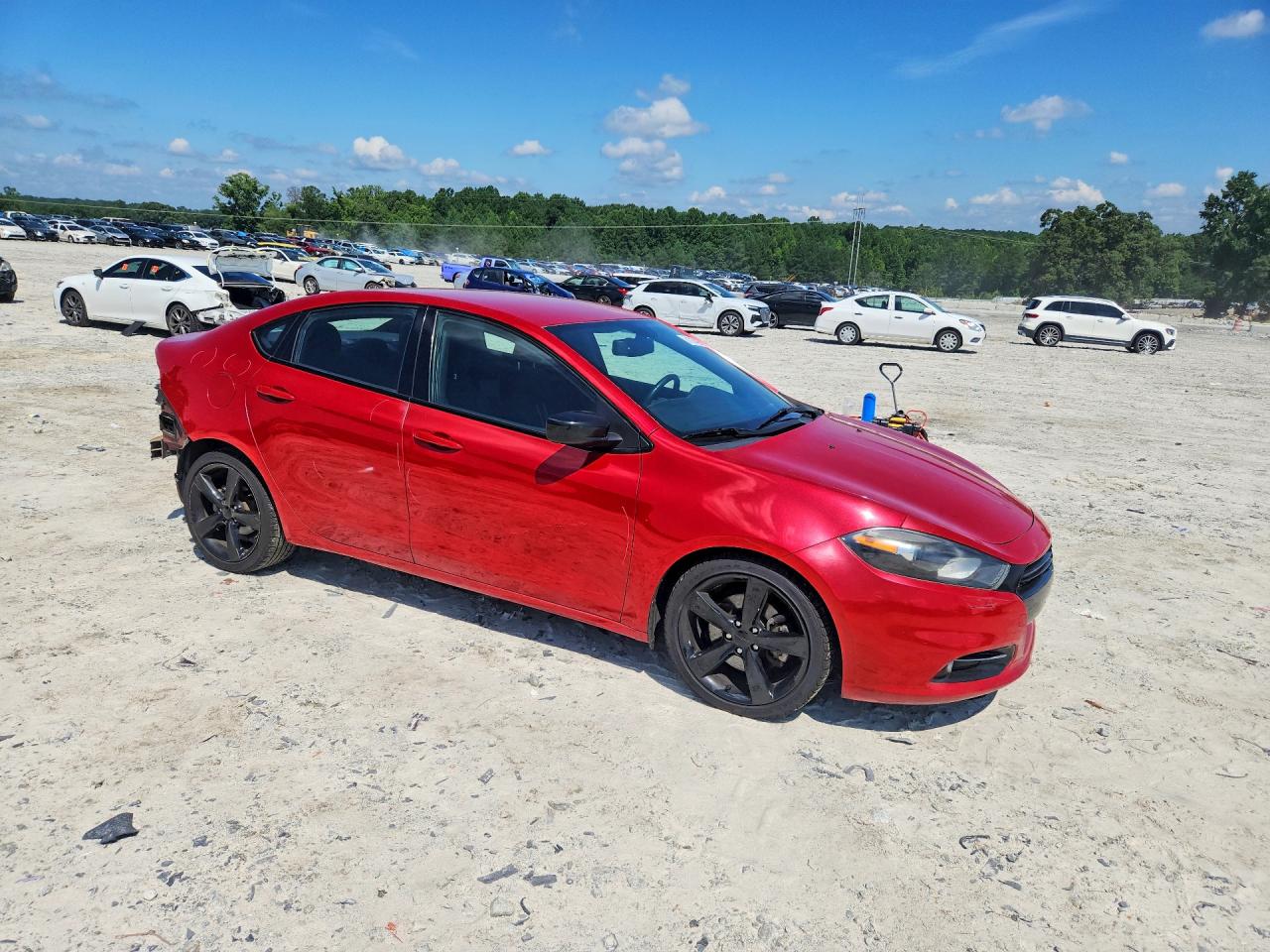 2014 Dodge Dart Sxt Red vin: 1C3CDFBBXED799874