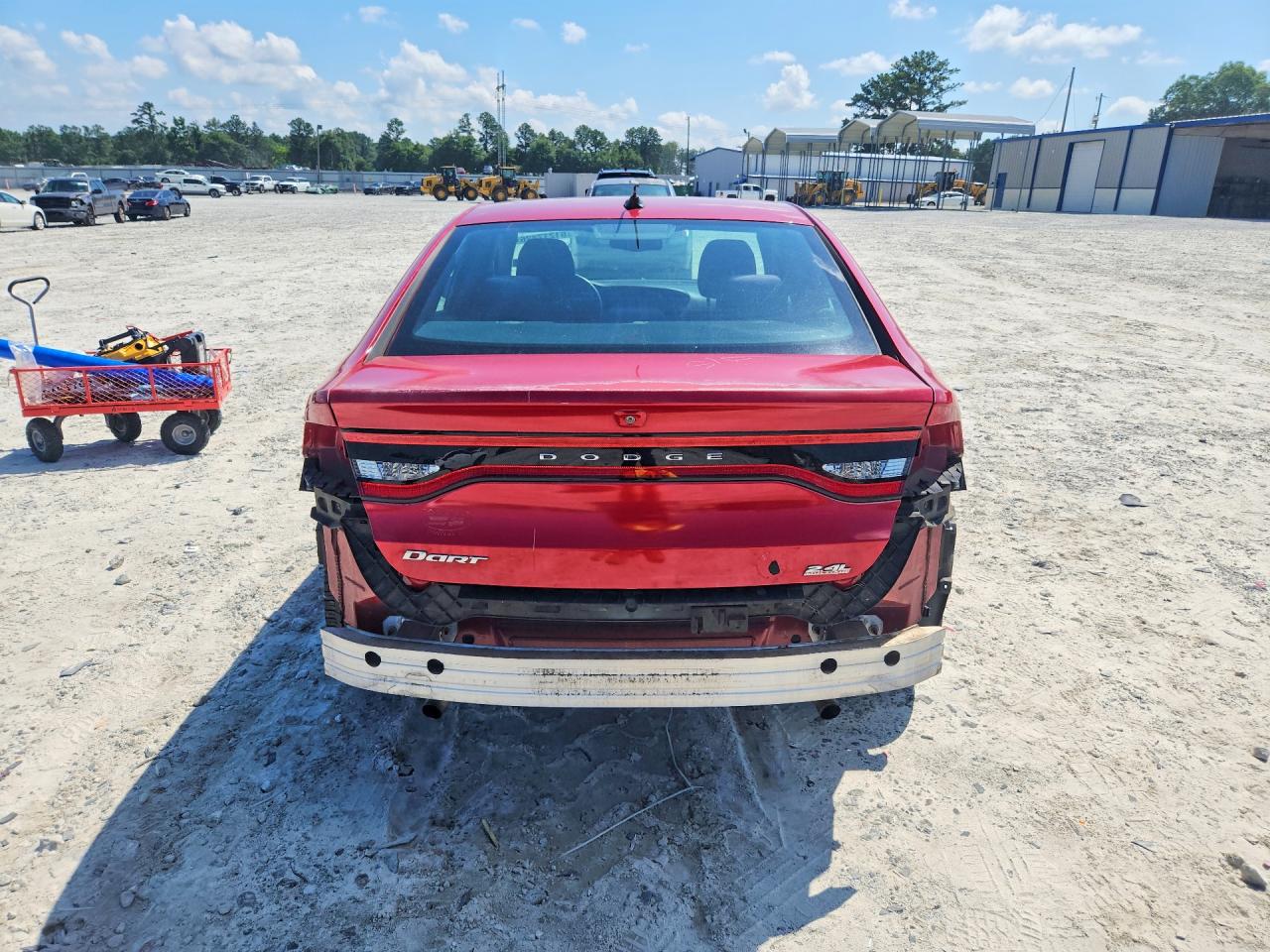 2014 Dodge Dart Sxt Red vin: 1C3CDFBBXED799874